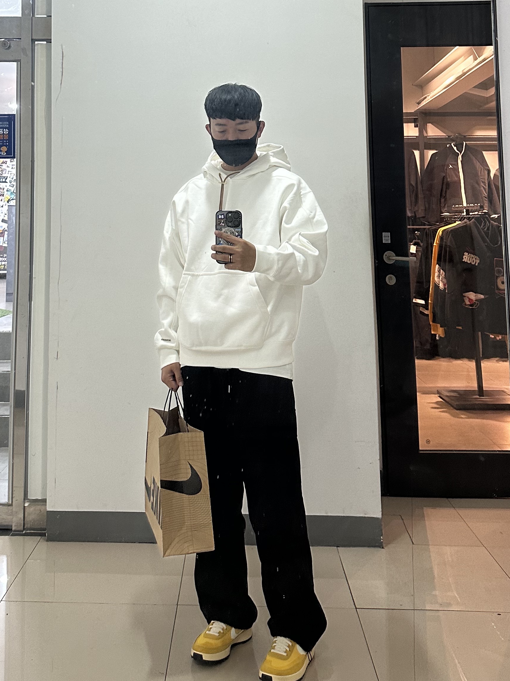 Nike x Jacquemus NRG Fleece Hoodie Sail - Asia, Nike x Tom Sachs General Purpose Shoe Archive 착용 스타일