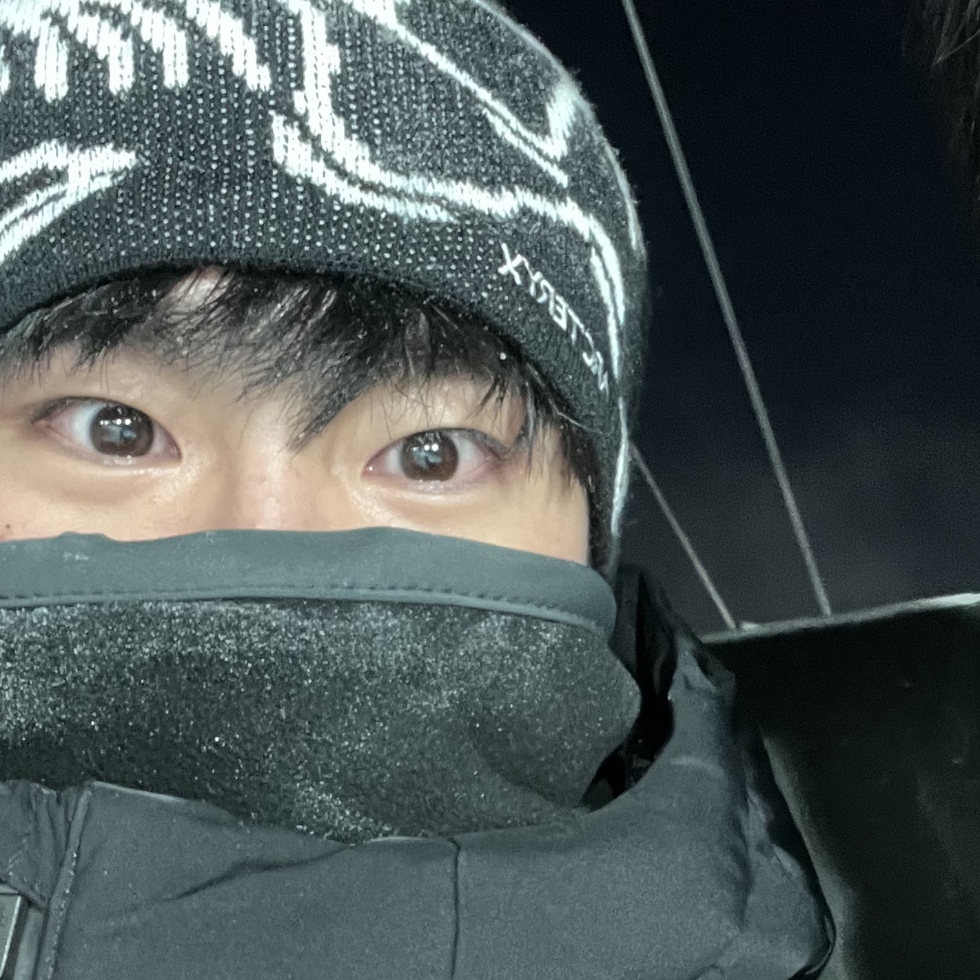 Arc'teryx Bird Head Toque Orca 착용 스타일 - 2