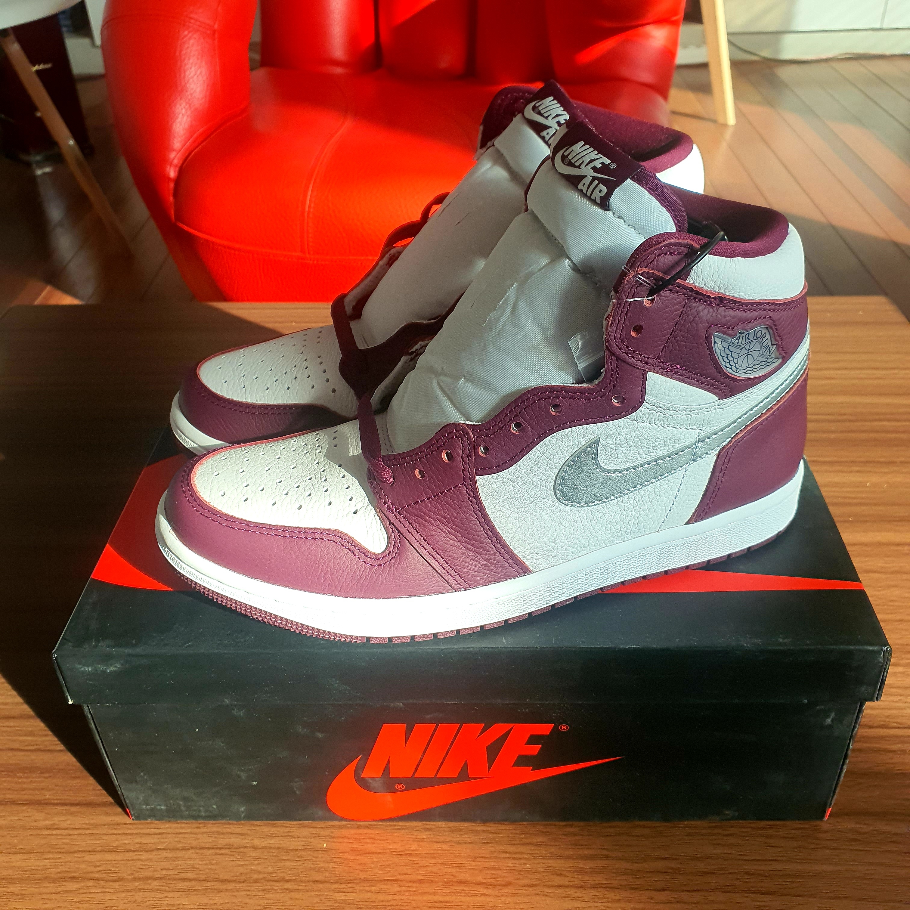 Jordan 1 Retro High OG Bordeaux 착용 스타일