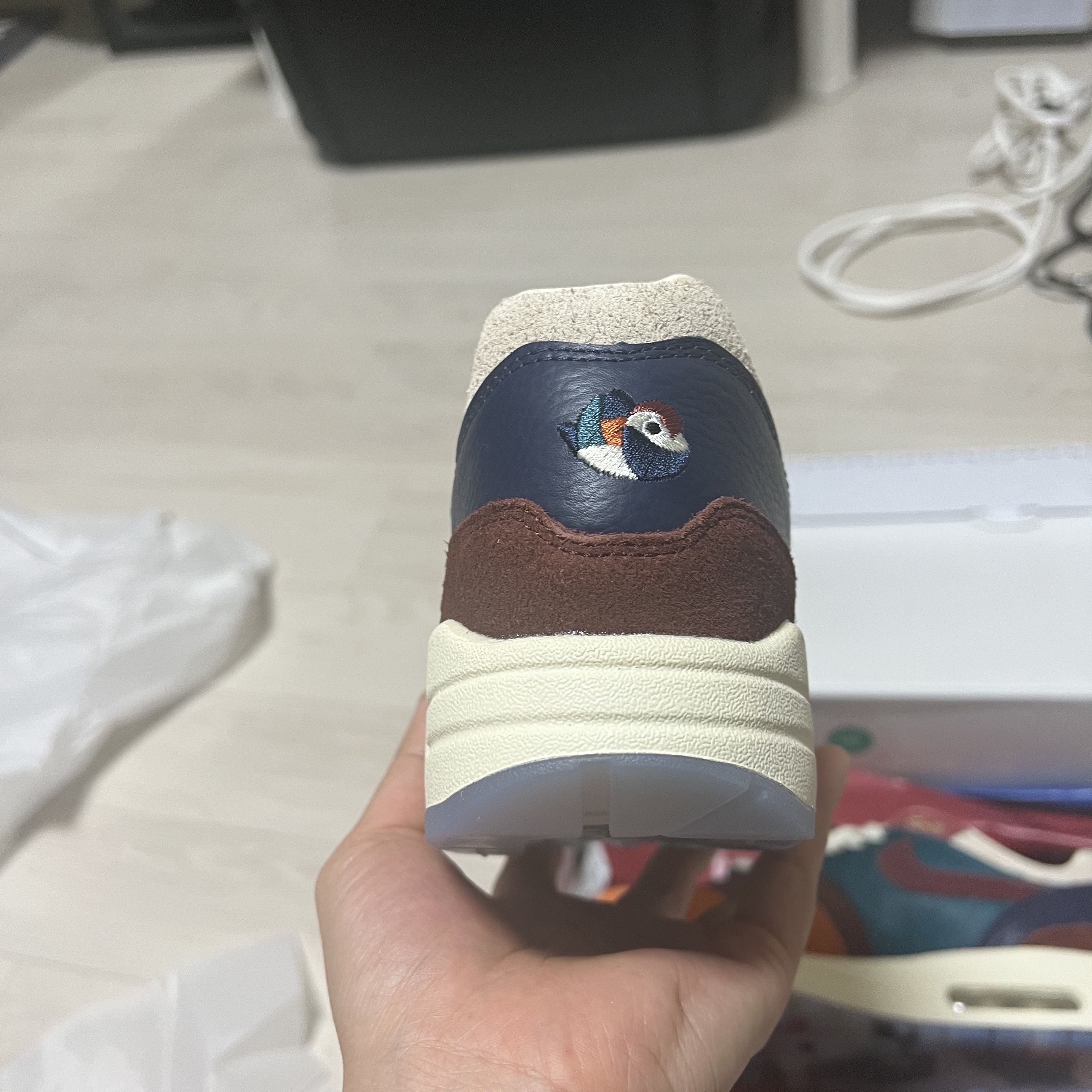 Nike x Kasina Air Max 1 SP Won-Ang Orange 착용 스타일 - 2