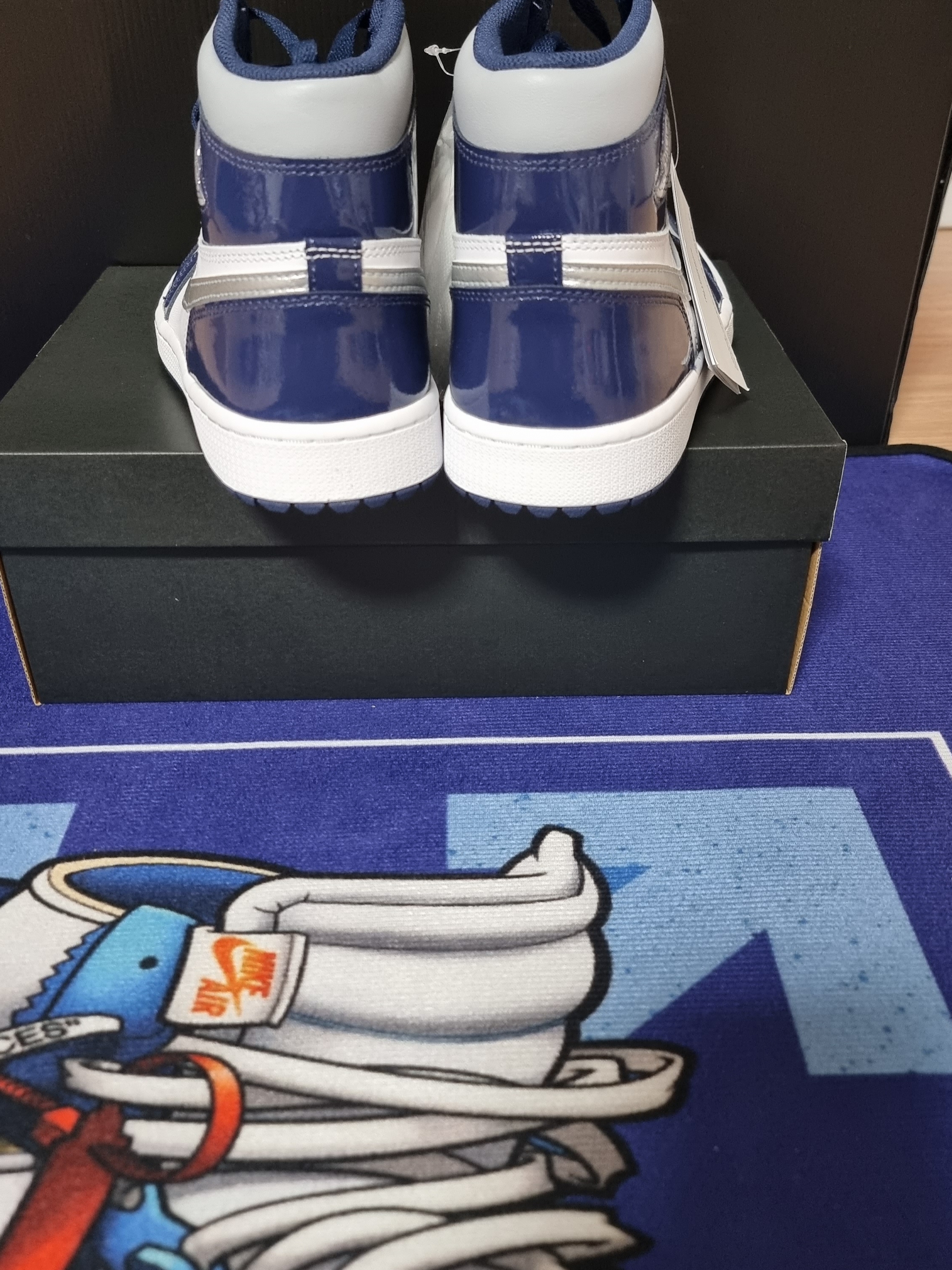 Jordan 1 High Golf Midnight Navy 착용 스타일 - 3