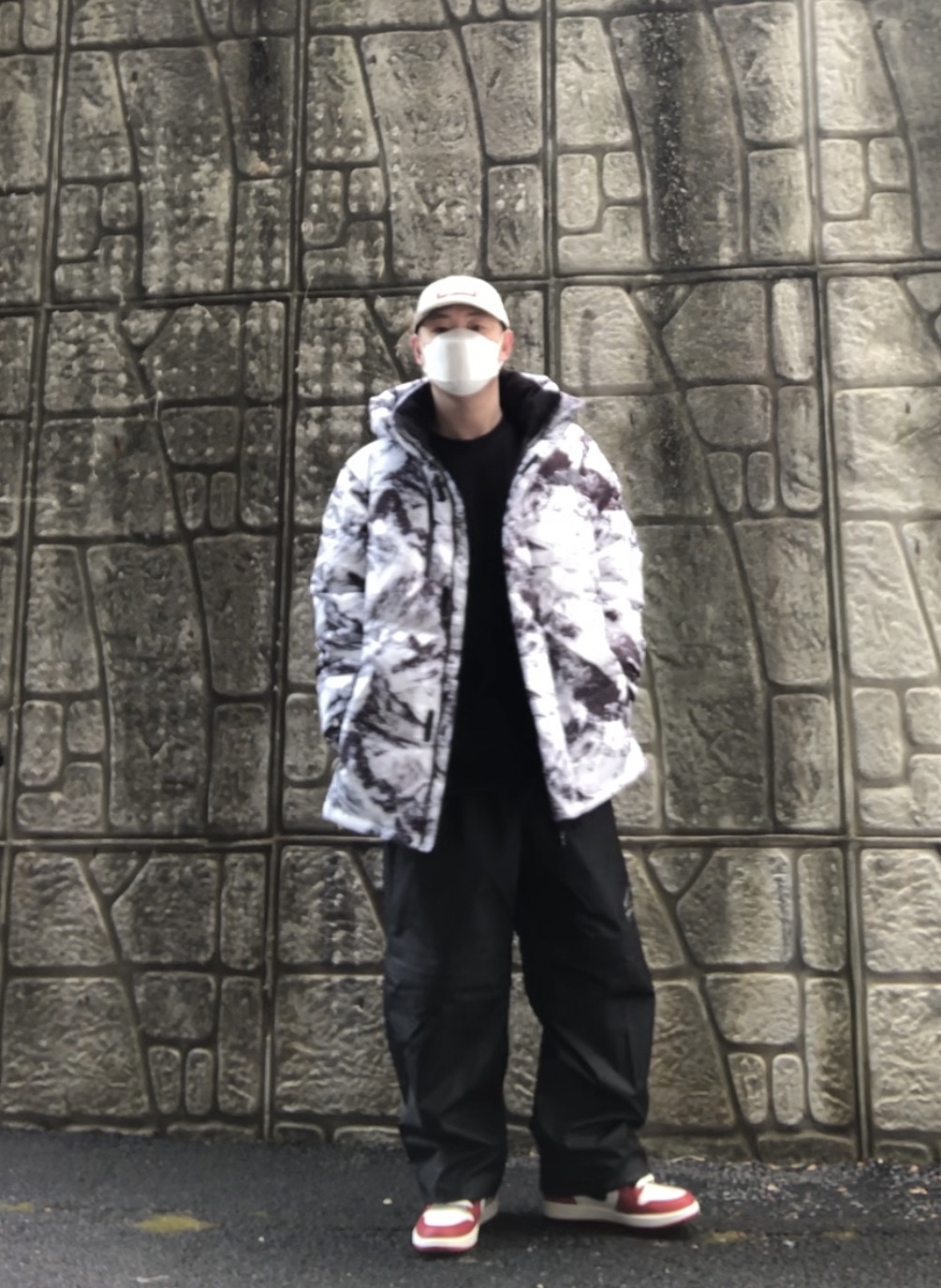 Supreme Washed Chino Twill Camp Cap Stone - 22SS, The North Face Challenge Air Down Jacket Gray 착용 스타일
