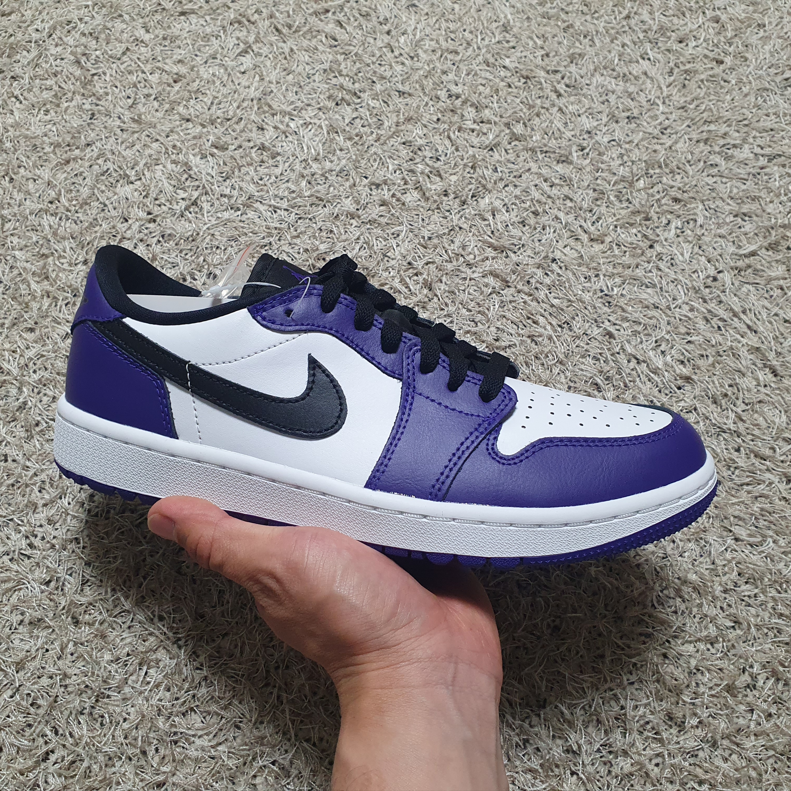 Jordan 1 Low Golf Court Purple 착용 스타일