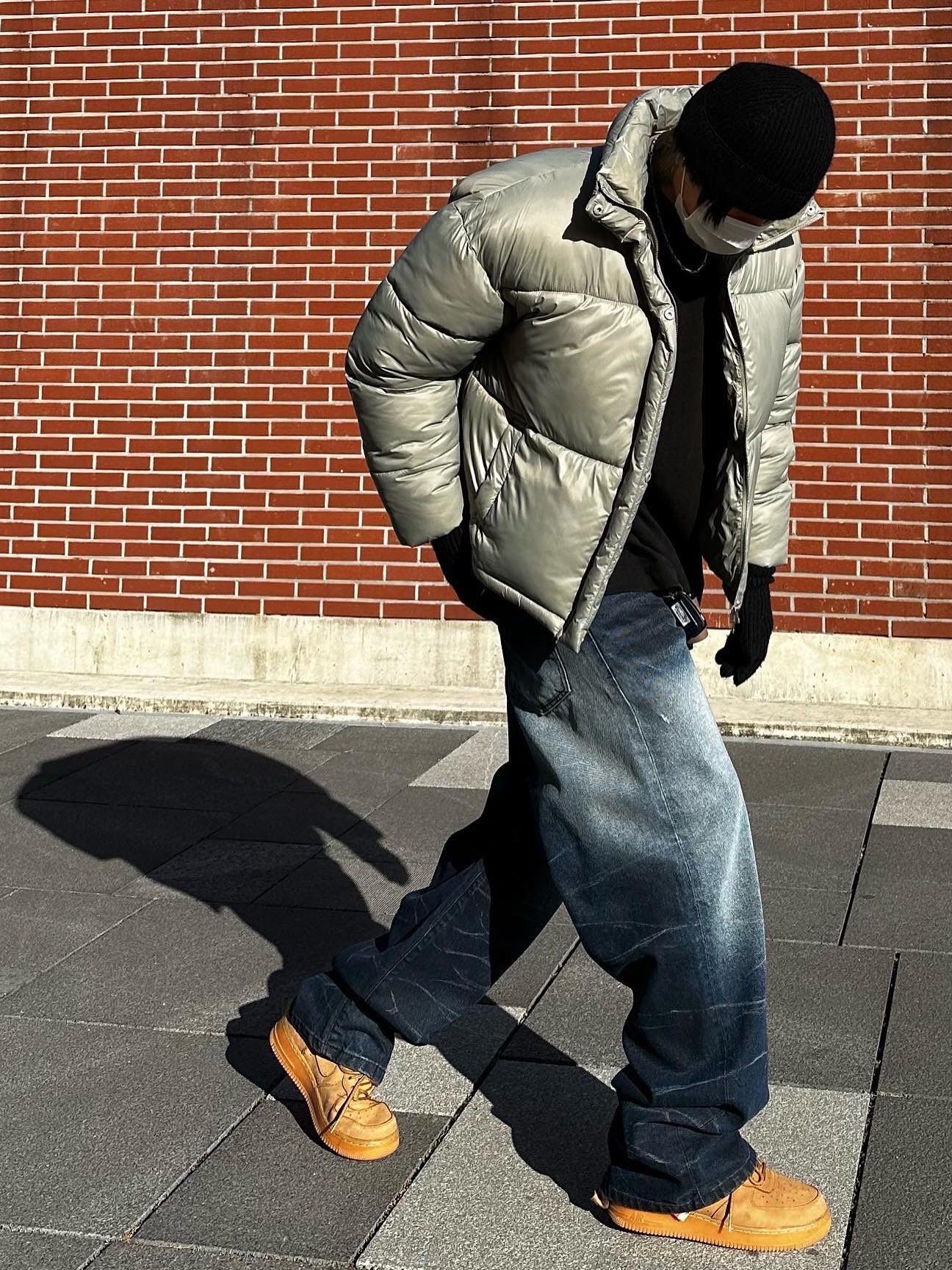 Nike Air Force 1 High '07 LV8 WB Flax 착용 스타일 - 3