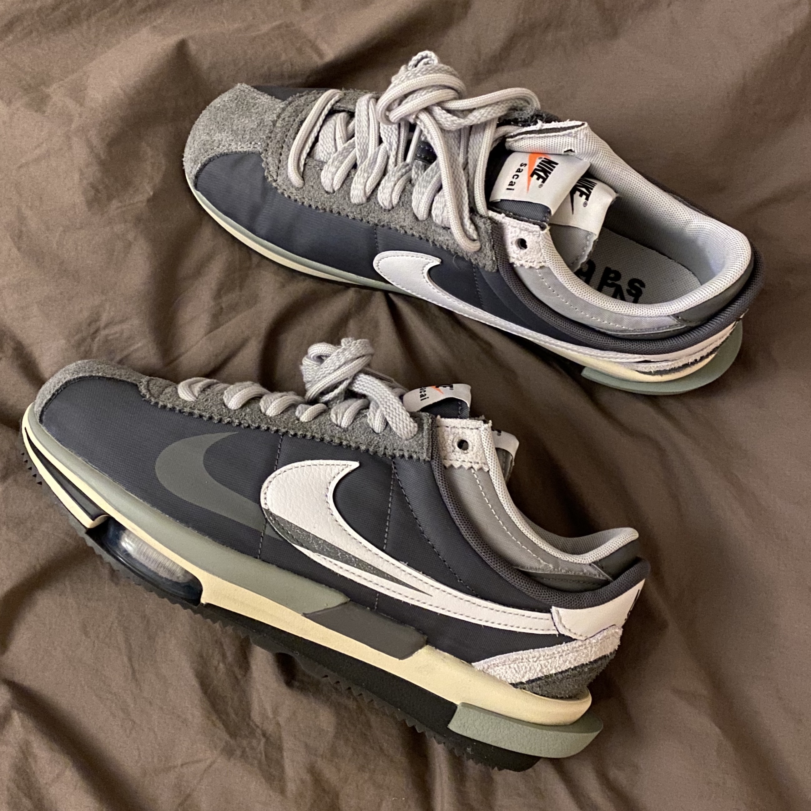 Nike x Sacai Zoom Cortez SP Iron Grey 착용 스타일