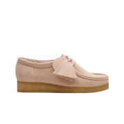 (W) Clarks Wallabee Blush Synthetic