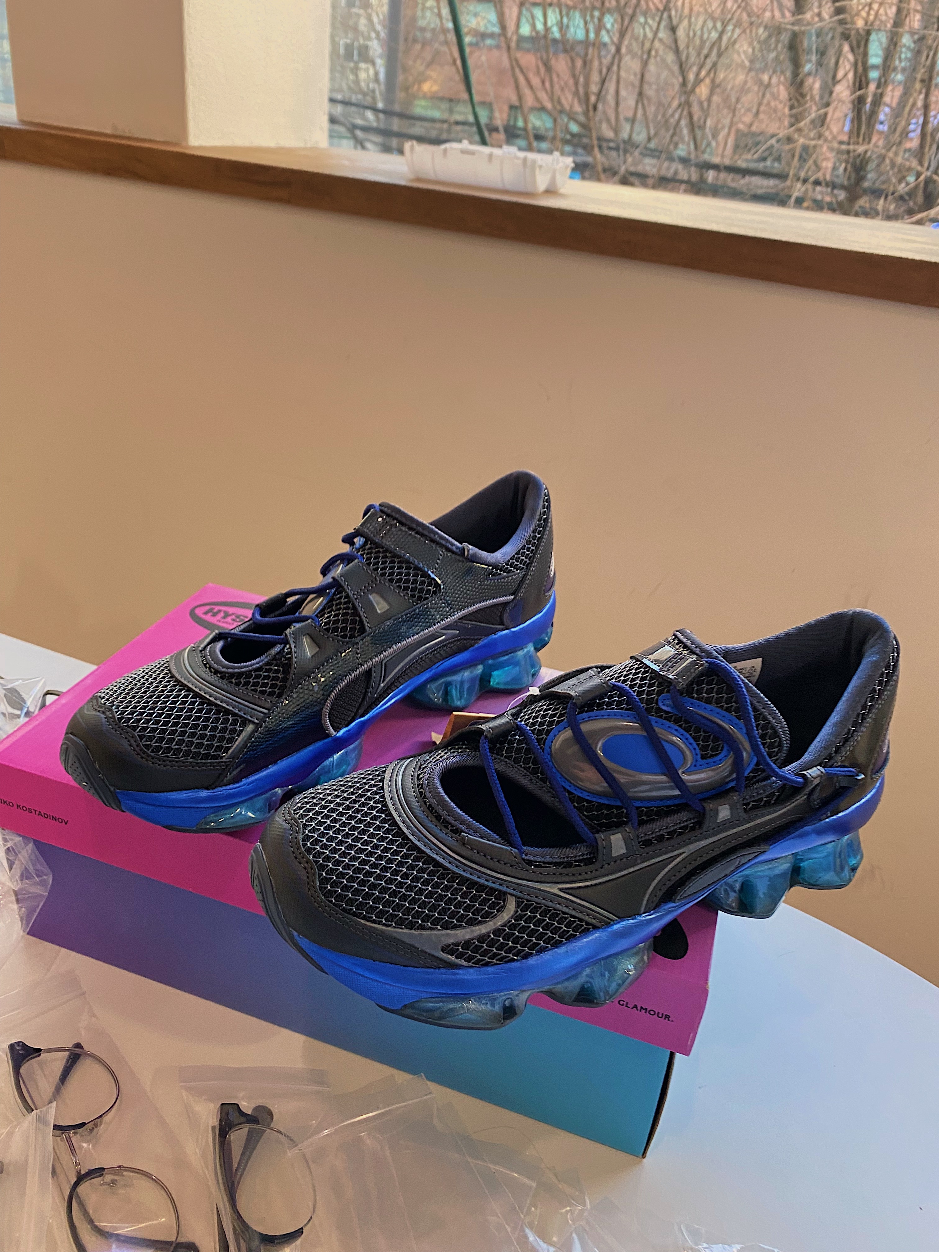 (W) Asics x Kiko Kostadinov x Hysteric Glamour Gel-Quantum Lylia Pure Silver Blue Expanse 착용 스타일 - 3