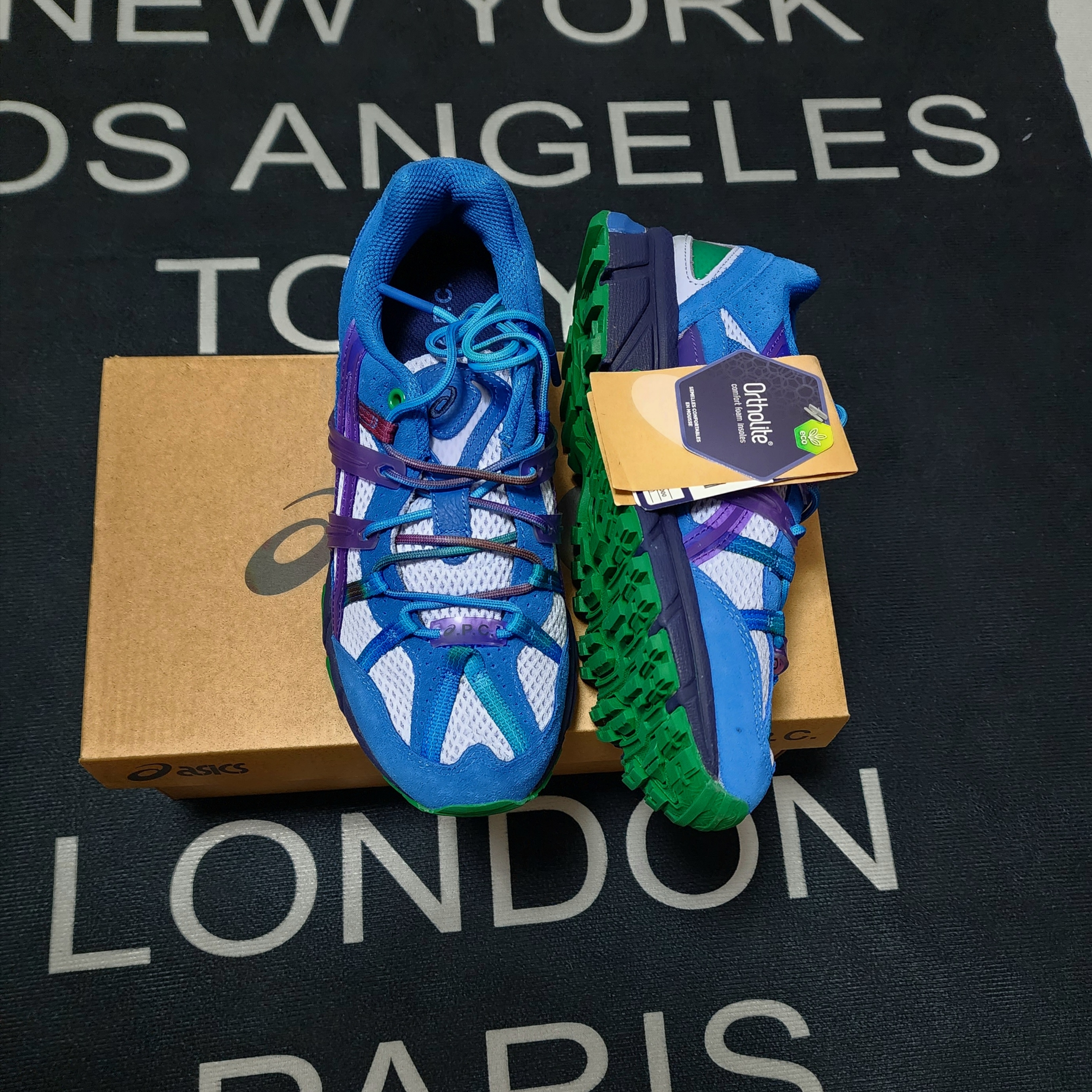 Asics x A.P.C. Gel-Sonoma 15-50 Blue 착용 스타일