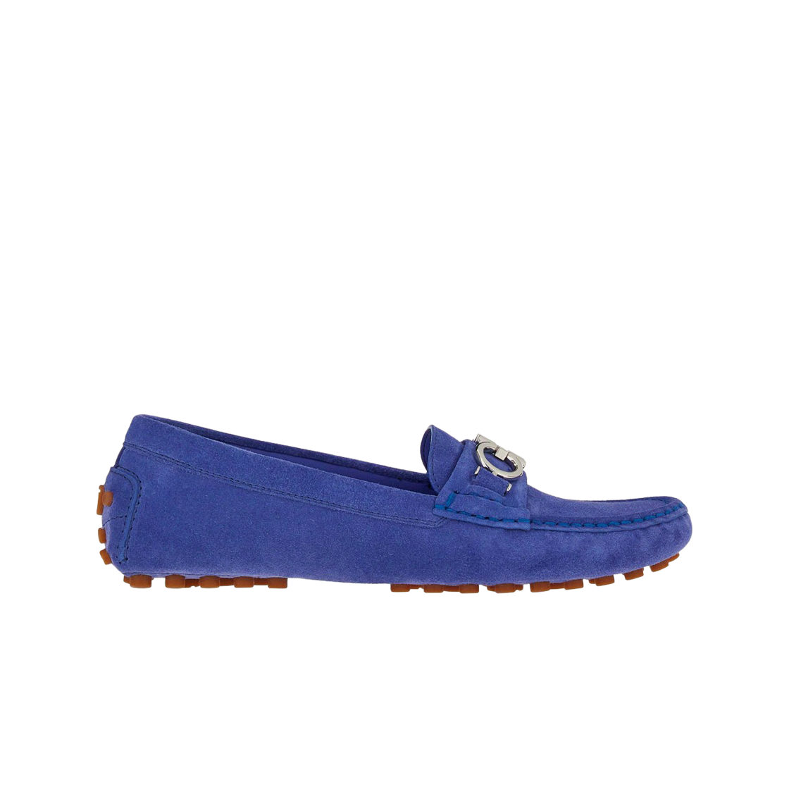 (W) 페라가모 간치니 드라이버 블리치드 데님 - D((W) Ferragamo Gancini Driver Bleached denim - D) - 1