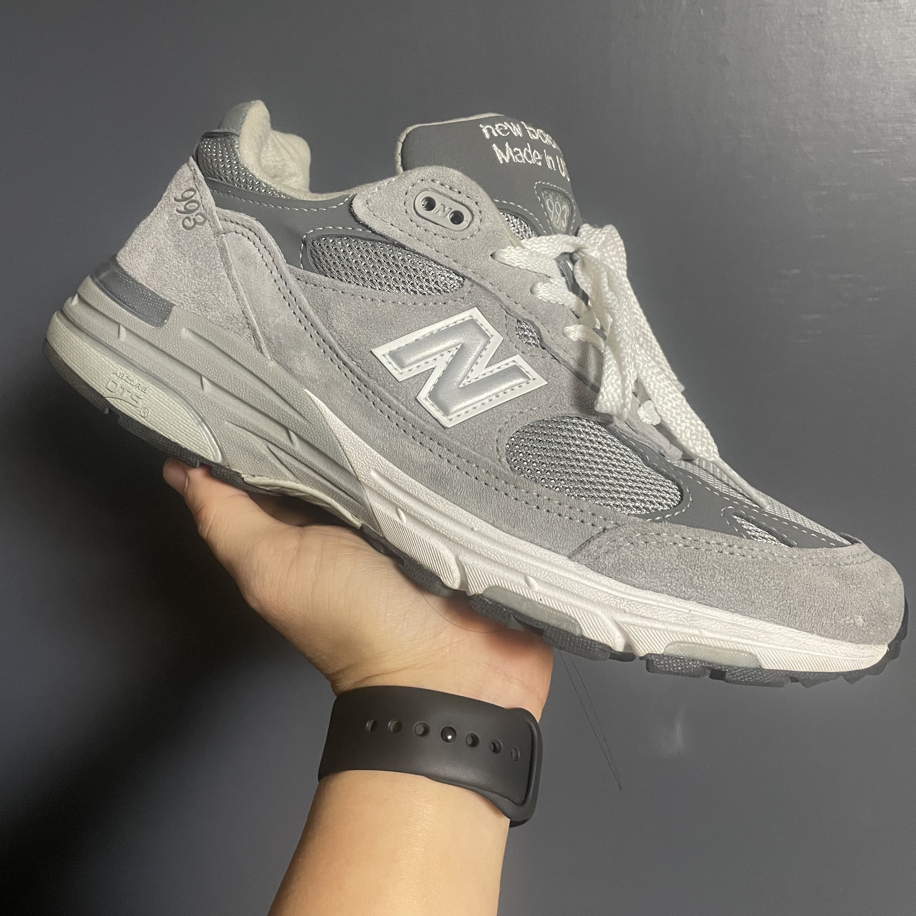 New Balance 993 Made in USA Grey - D Standard 착용 스타일