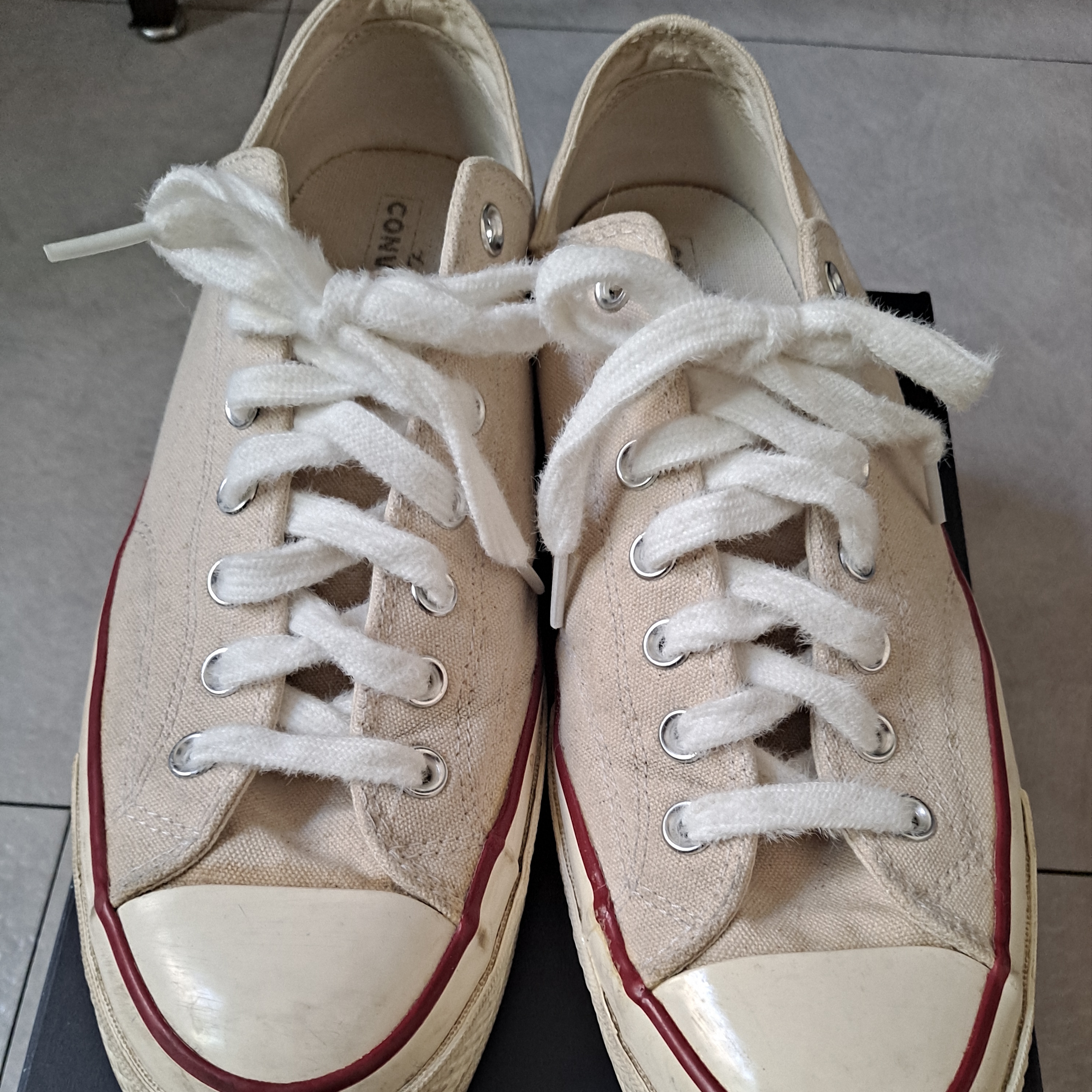 Converse Chuck 70 Ox Parchment 착용 스타일 - 1