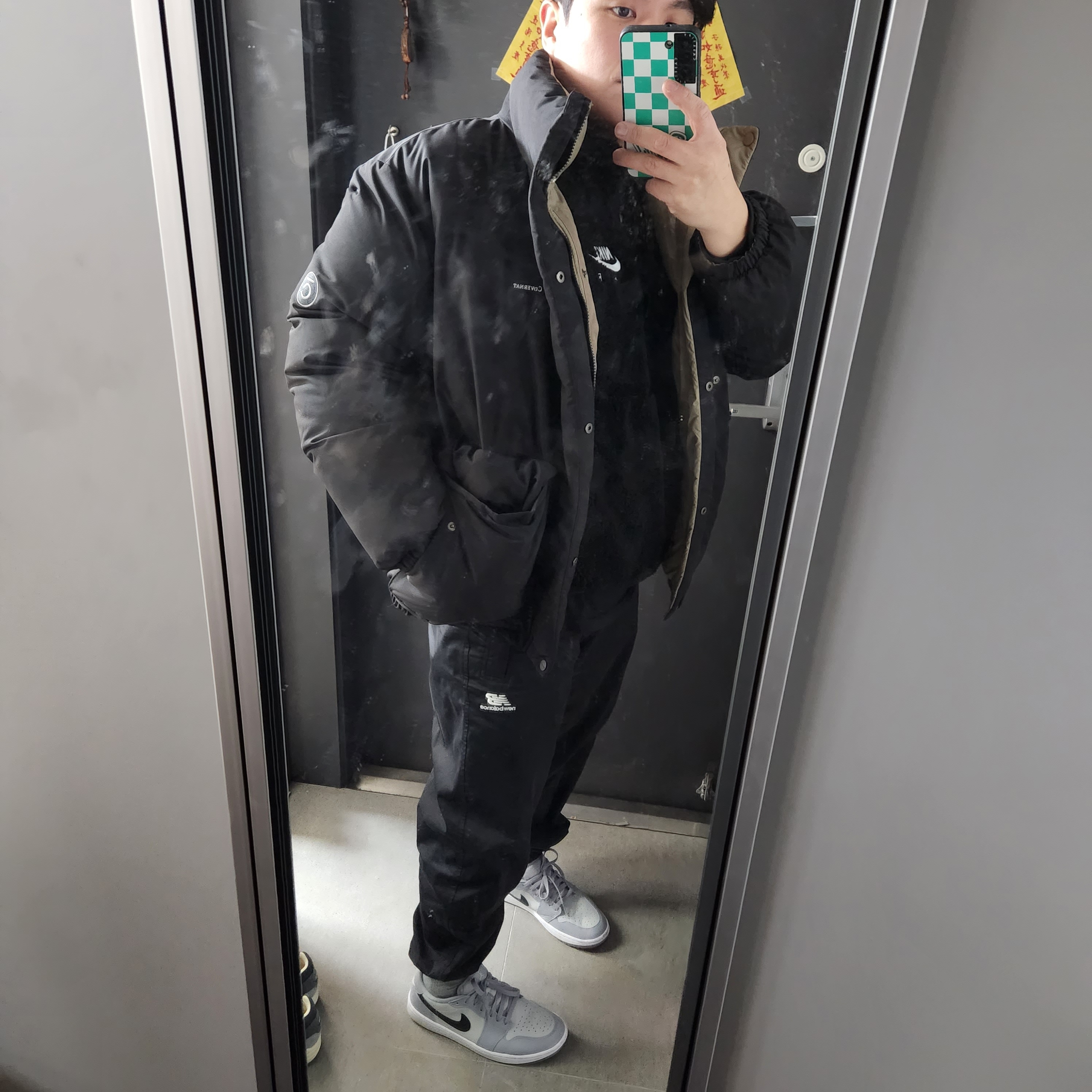 Jordan 1 Low Golf Wolf Grey 착용 스타일
