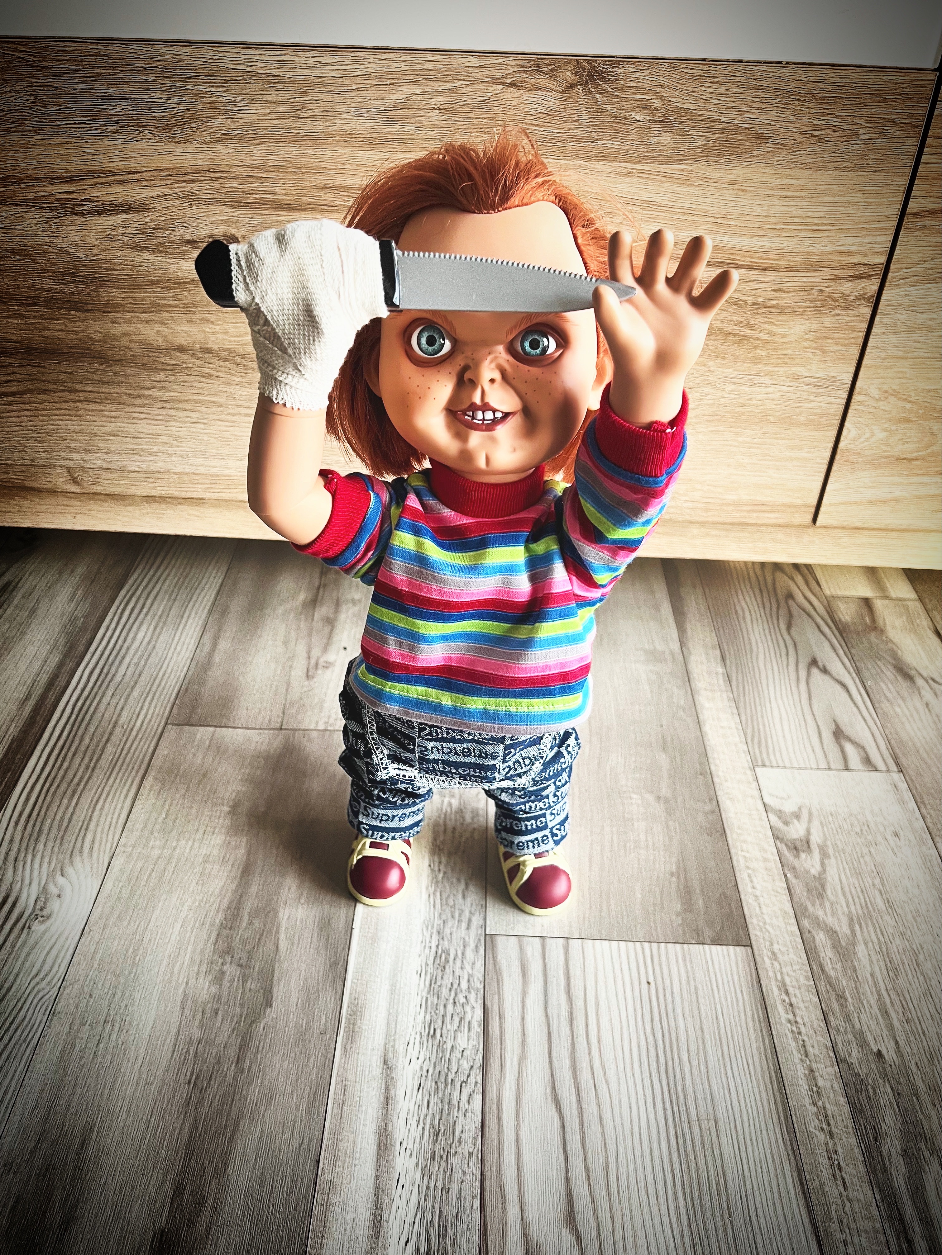 Supreme Chucky Doll - 20FW, Lego Ford Mustang 착용 스타일 - 1