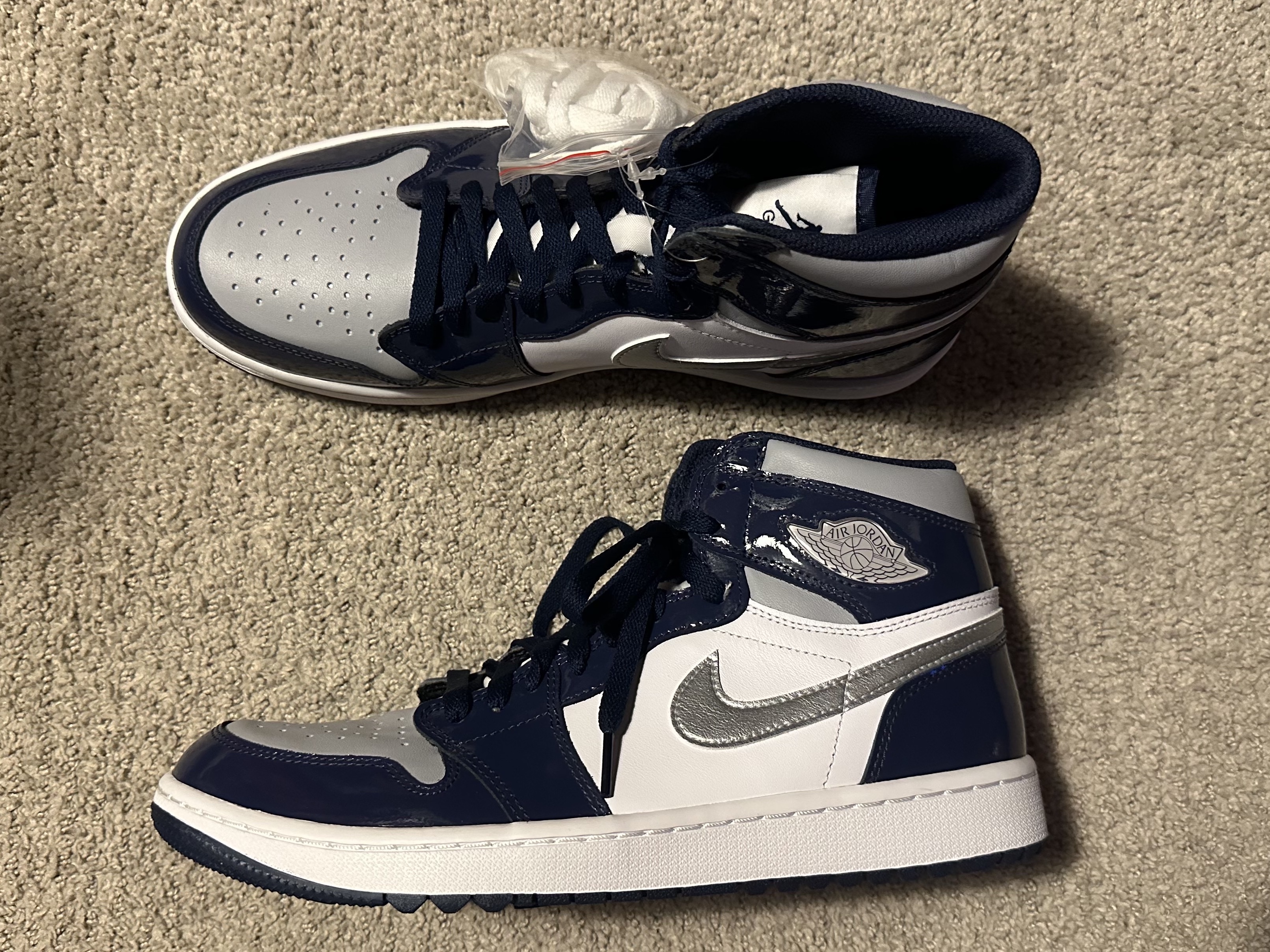Jordan 1 High Golf Midnight Navy 착용 스타일 - 2