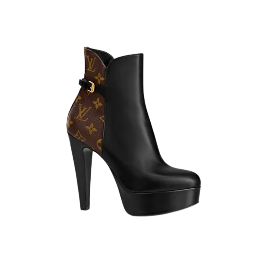 (W) 루이비통 애프터글로우 플랫폼 앵클 부츠 모노그램 블랙((W) Louis Vuitton Afterglow Platform Ankle Boot Monogram Black) - 1