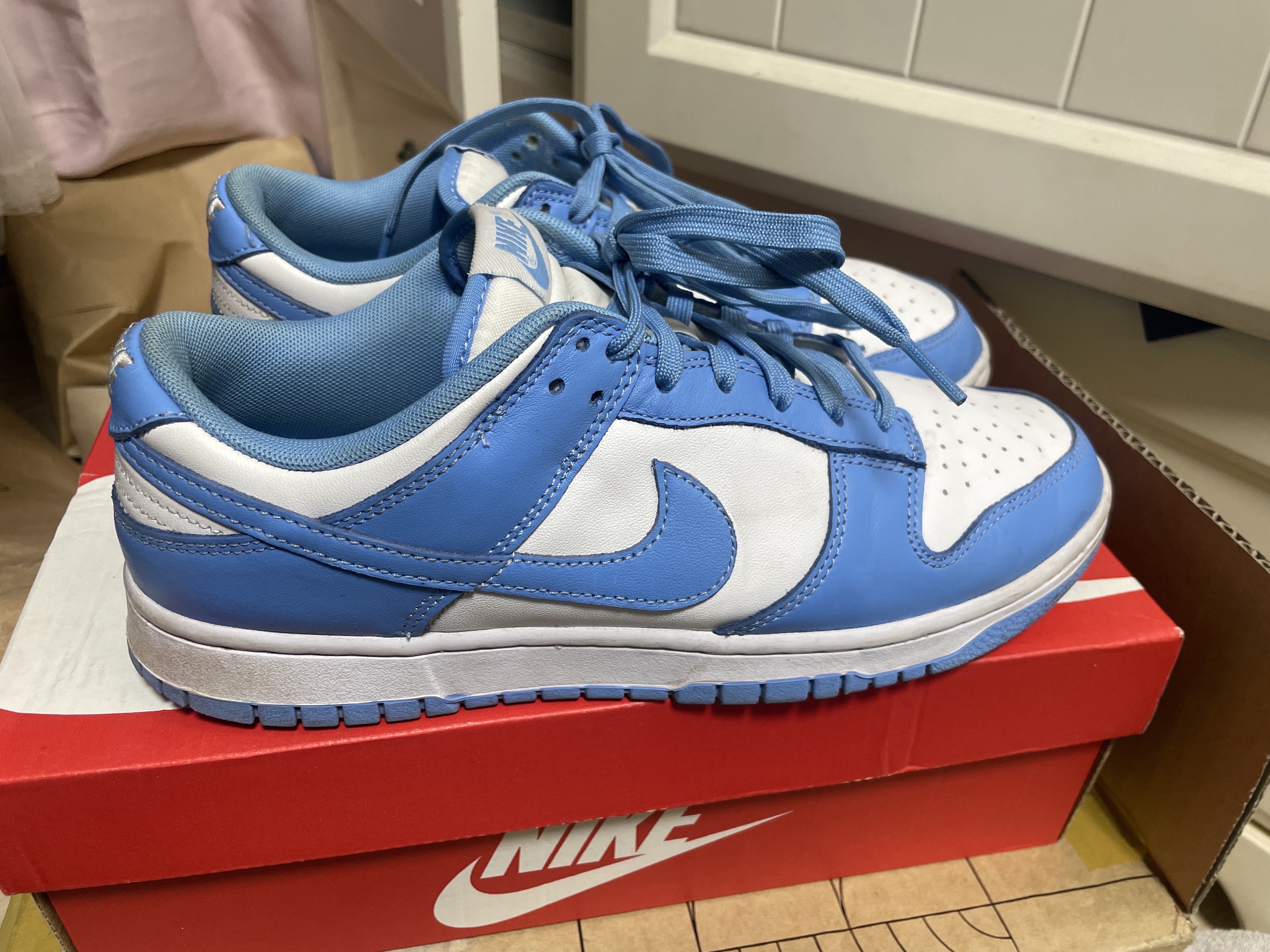 Nike Dunk Low Retro University Blue 착용 스타일