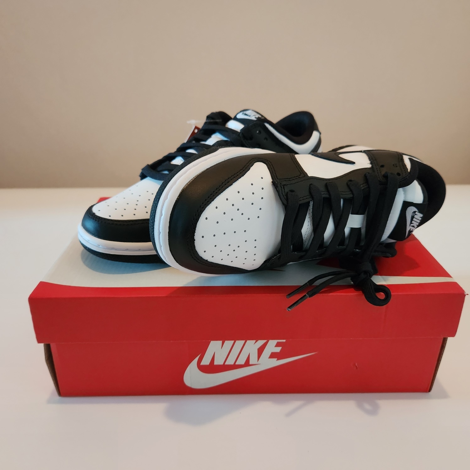 Nike Dunk Low Retro Black, (W) Nike Dunk Low Black 착용 스타일 - 3