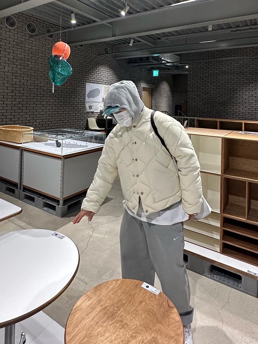 Nike NRG Solo Swoosh Fleece Hoodie Dark Grey Heather - Asia, Nike NRG Solo Swoosh Fleece Pants Dark Grey Heather - Asia 착용 스타일 - 2