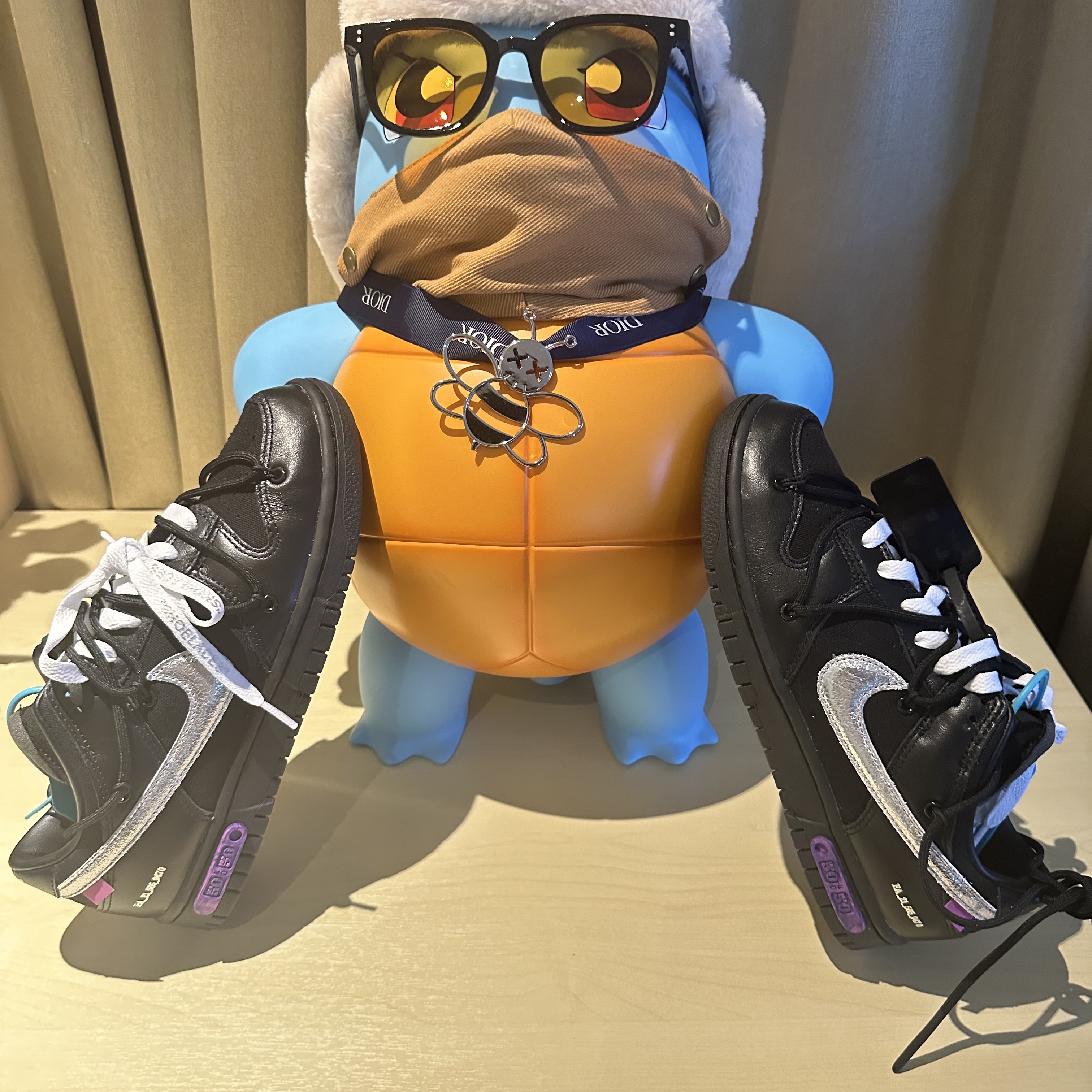 Nike x Off-White Dunk Low The 50 - Lot 50 착용 스타일 - 4
