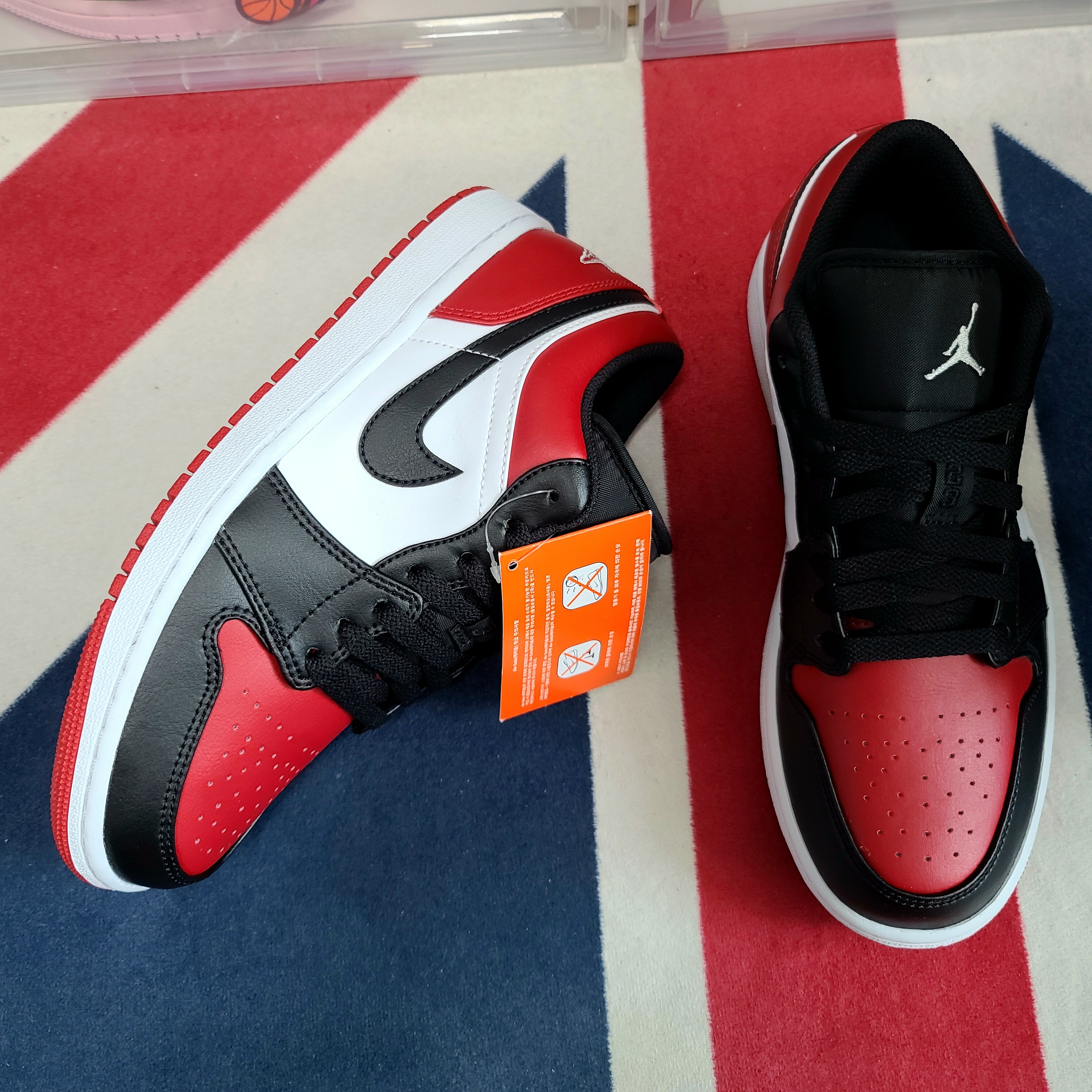 Jordan 1 Low Bred Toe 착용 스타일 - 2