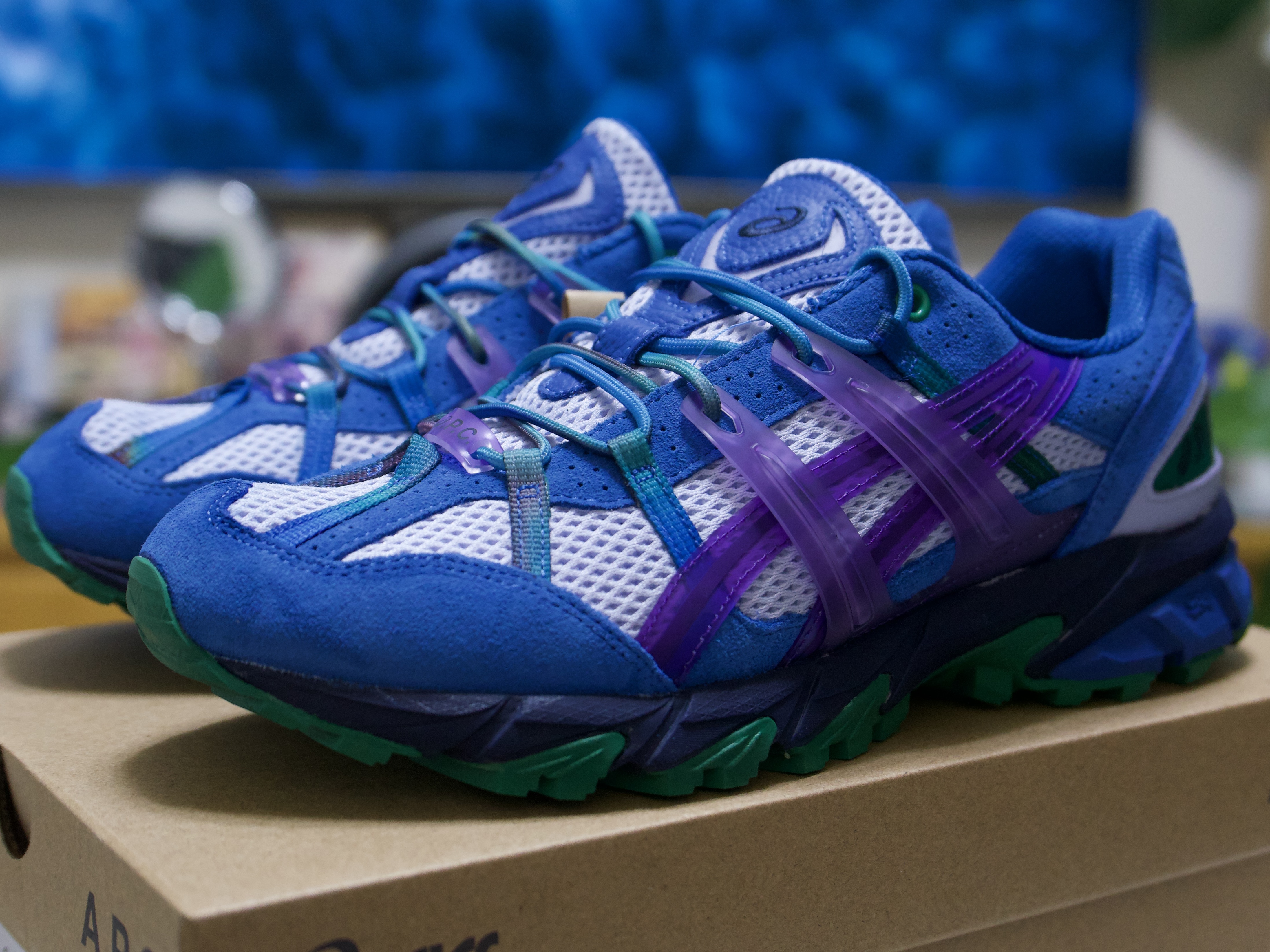 Asics x A.P.C. Gel-Sonoma 15-50 Blue 착용 스타일 - 4