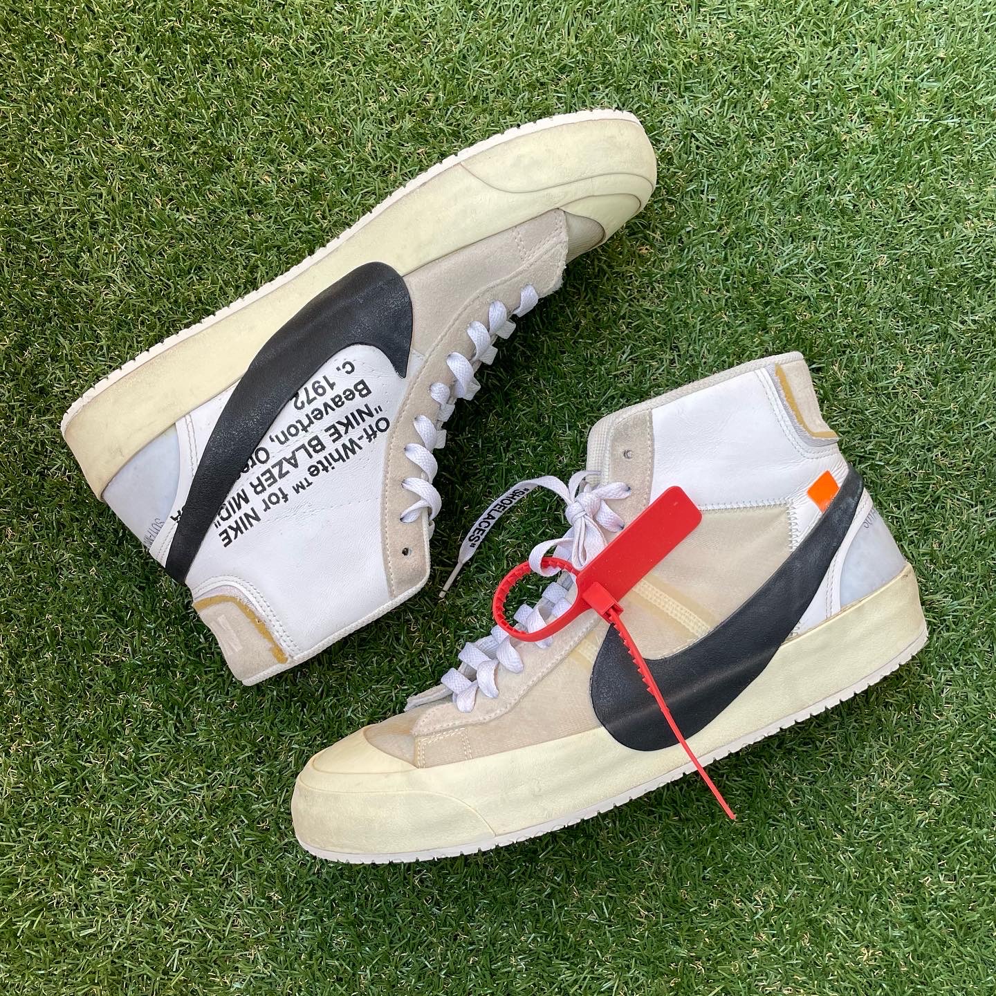 Nike x Off-White Blazer Mid White OG The Ten 착용 스타일