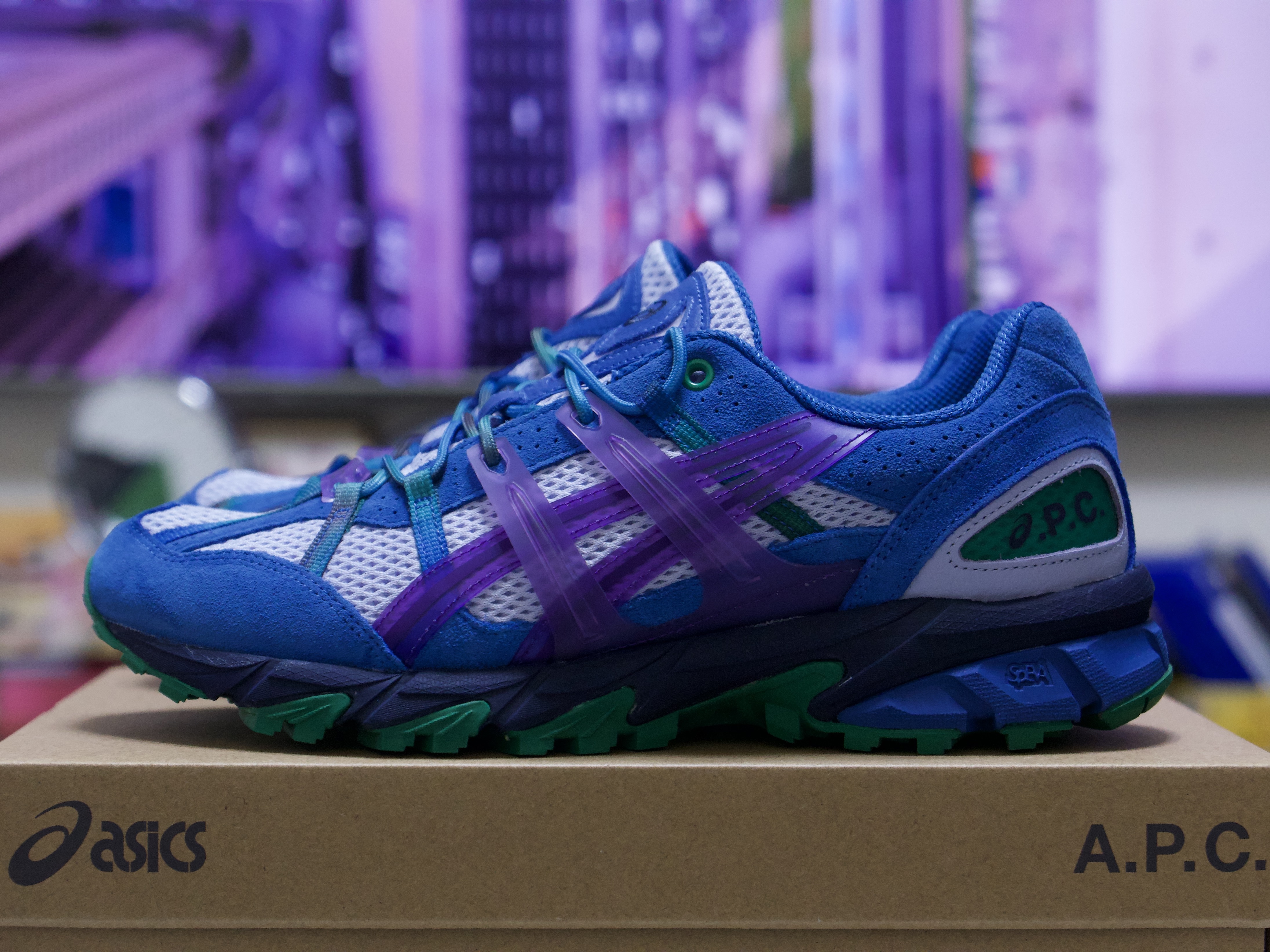 Asics x A.P.C. Gel-Sonoma 15-50 Blue 착용 스타일 - 2