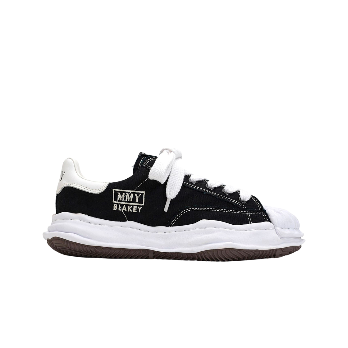메종 미하라 야스히로 x WOW 블레이키 OG 솔 캔버스 로우탑 스니커즈 네로(Maison Mihara Yasuhiro x WOW Blakey OG Sole Canvas Low-top Sneakers Nero)