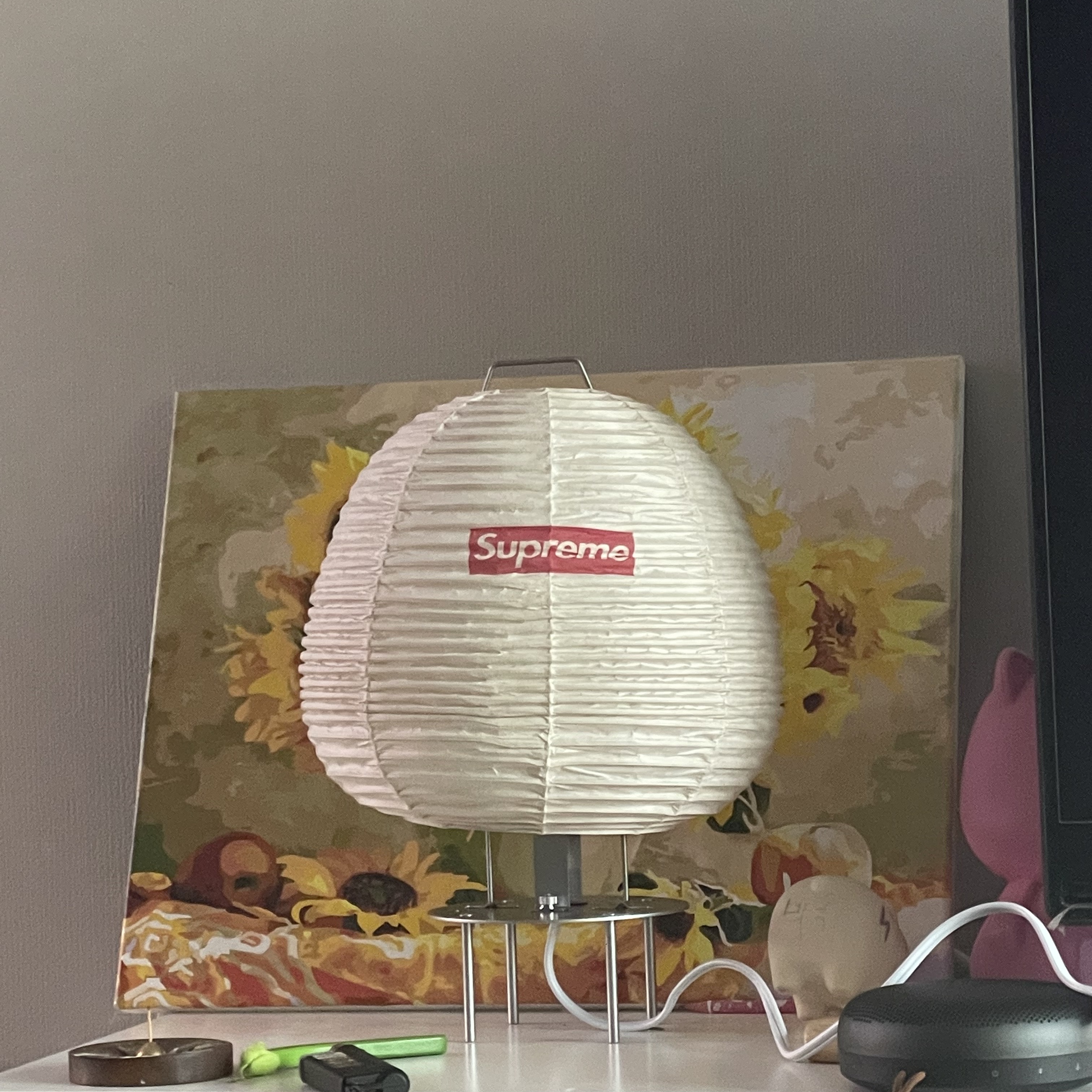Supreme x Kojima Shoten Lamp Natural 착용 스타일 - 3