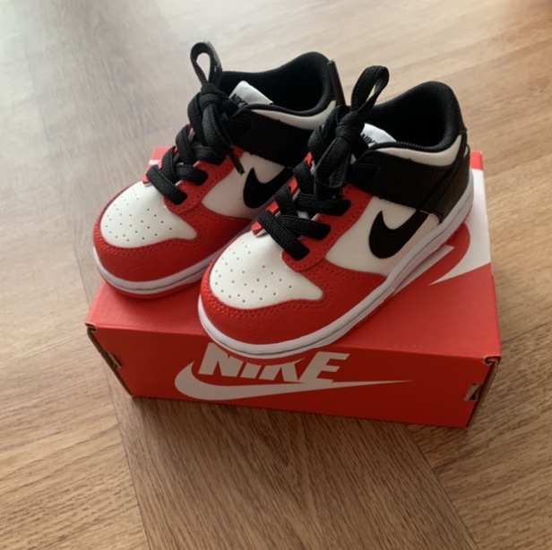 (TD) Nike x NBA Dunk Low Black and Chile Red 착용 스타일