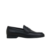 Tod's Leather Loafers Black