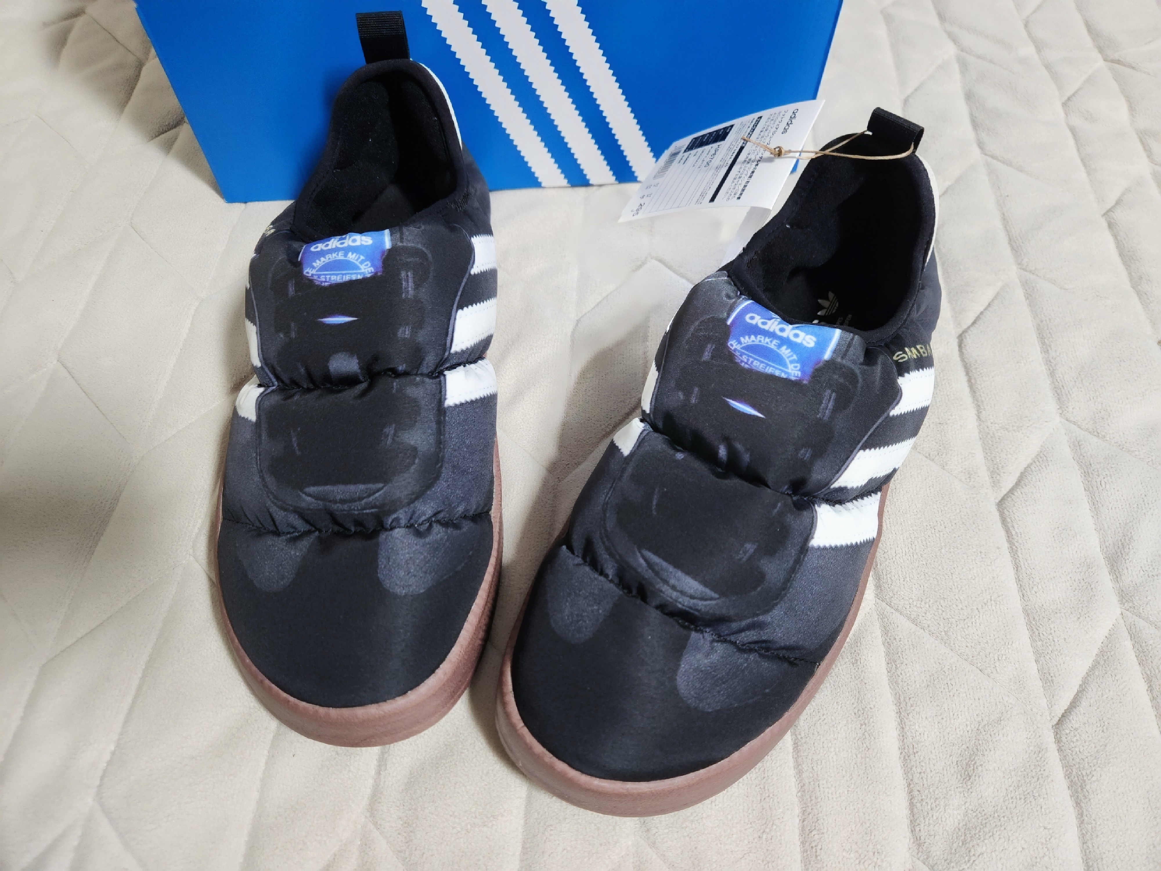 Adidas Puffylette Samba Core Black 착용 스타일 - 5