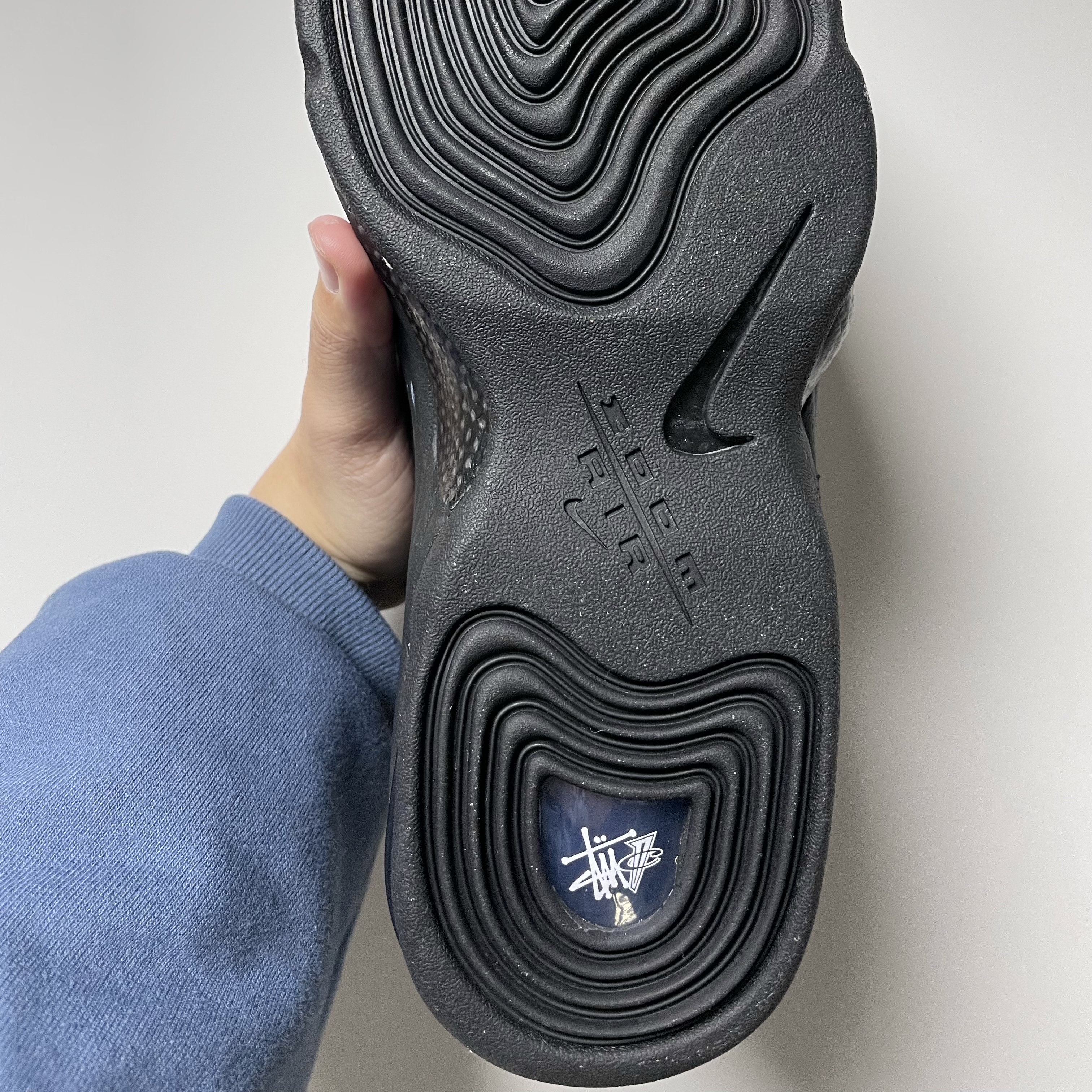 Nike x Stussy Air Penny II Black 착용 스타일 - 4