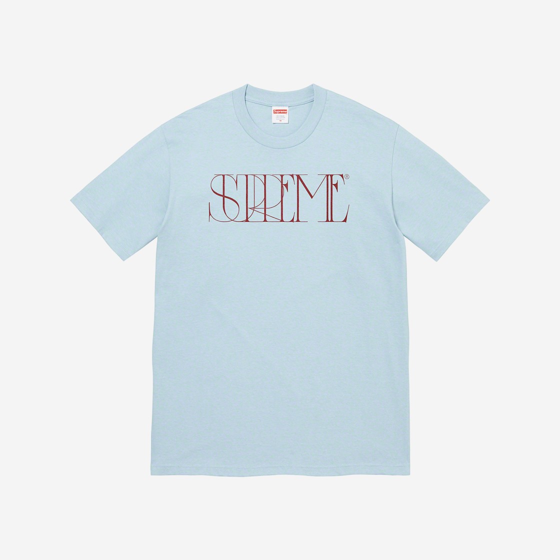 Supreme Trademark T-Shirt Dusty Blue - 22FW 상세 이미지 1