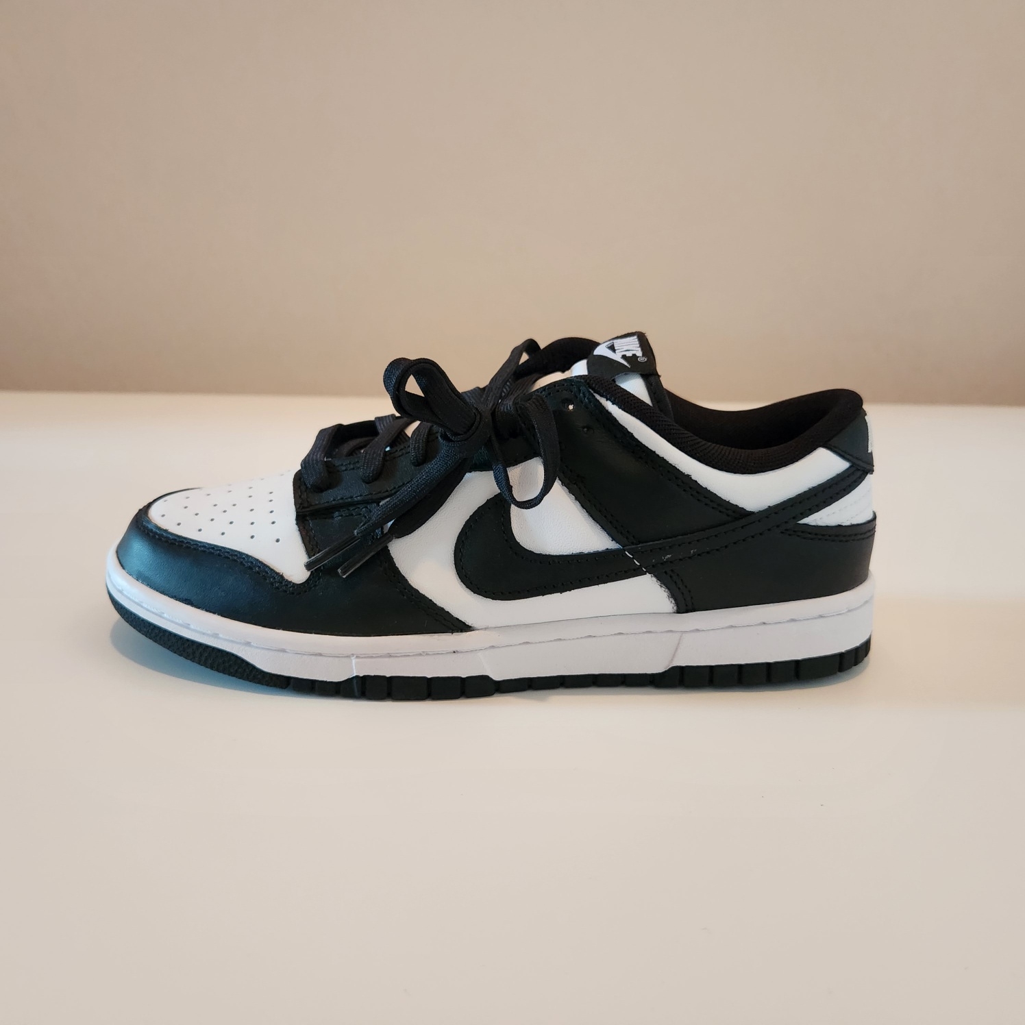 Nike Dunk Low Retro Black, (W) Nike Dunk Low Black 착용 스타일 - 4