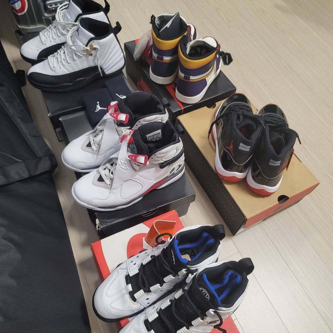 Jordan 11 Retro Legend Blue 2014, Jordan 11 Retro Gamma Blue 착용 스타일 - 2