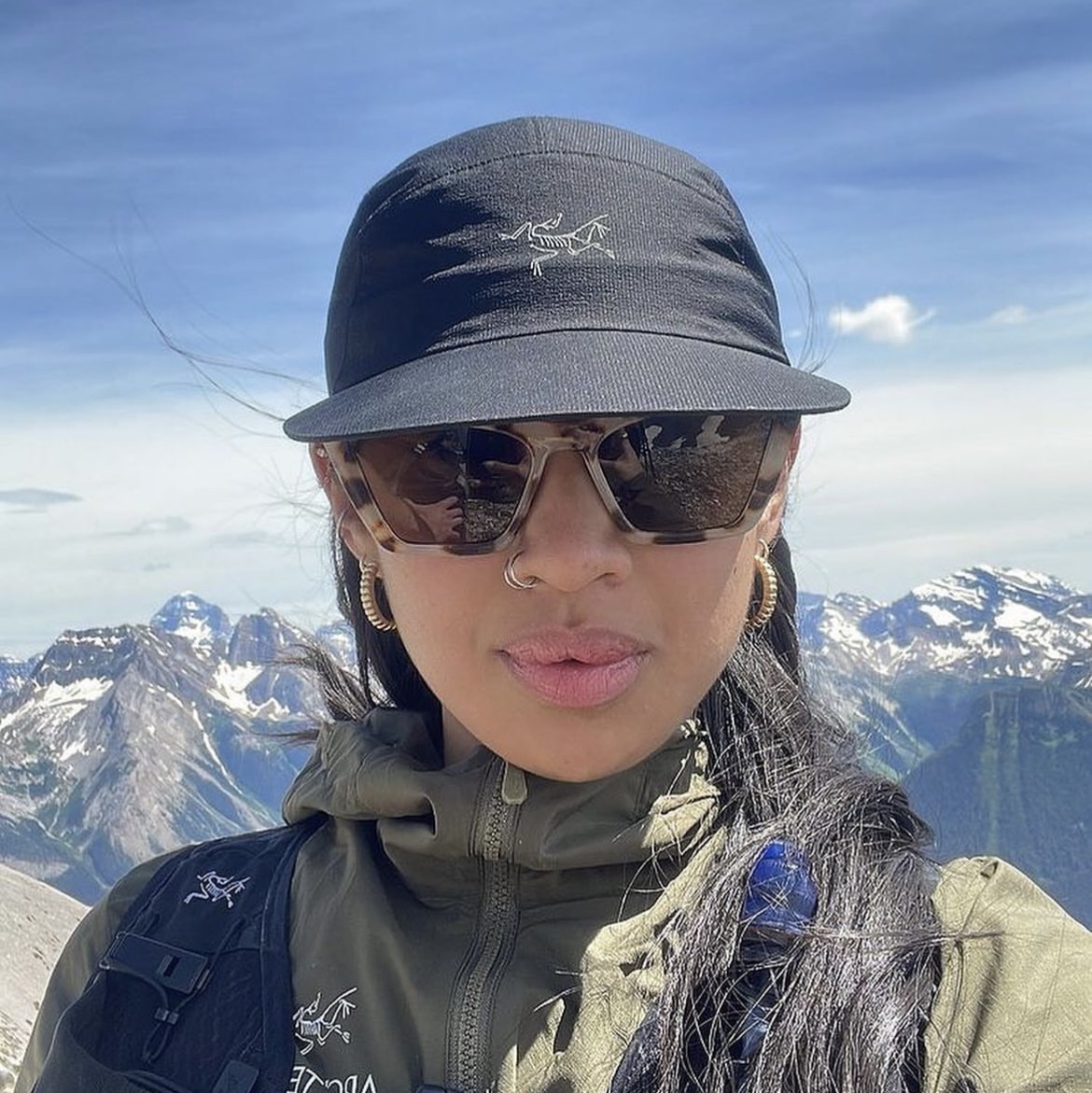 Arc'teryx Norvan Cap Black 착용 스타일 - 1