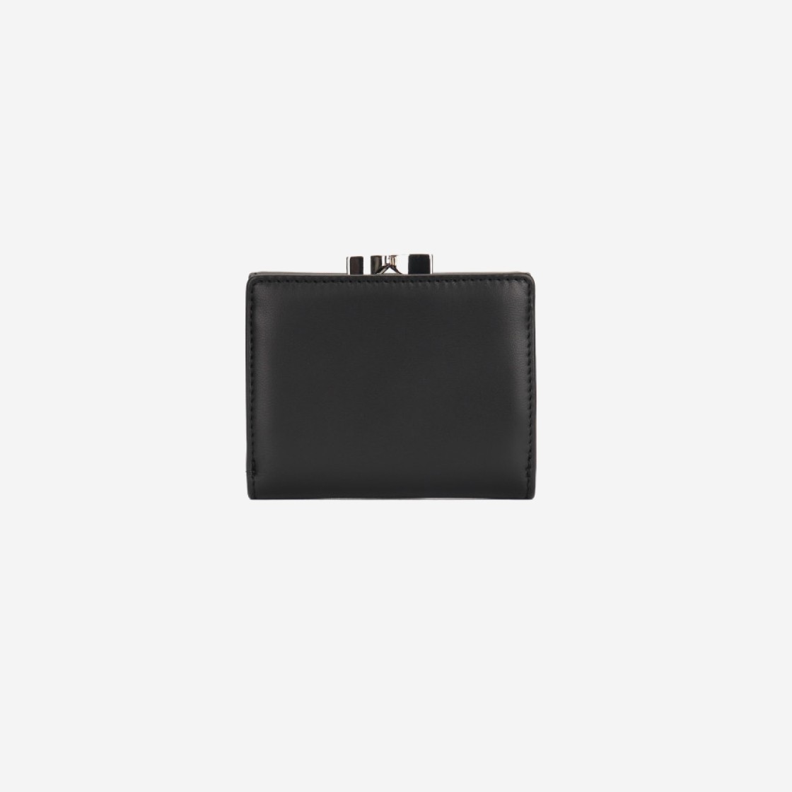 Vivienne Westwood Nappa Leather Small Frame Wallet Black 상세 이미지 3