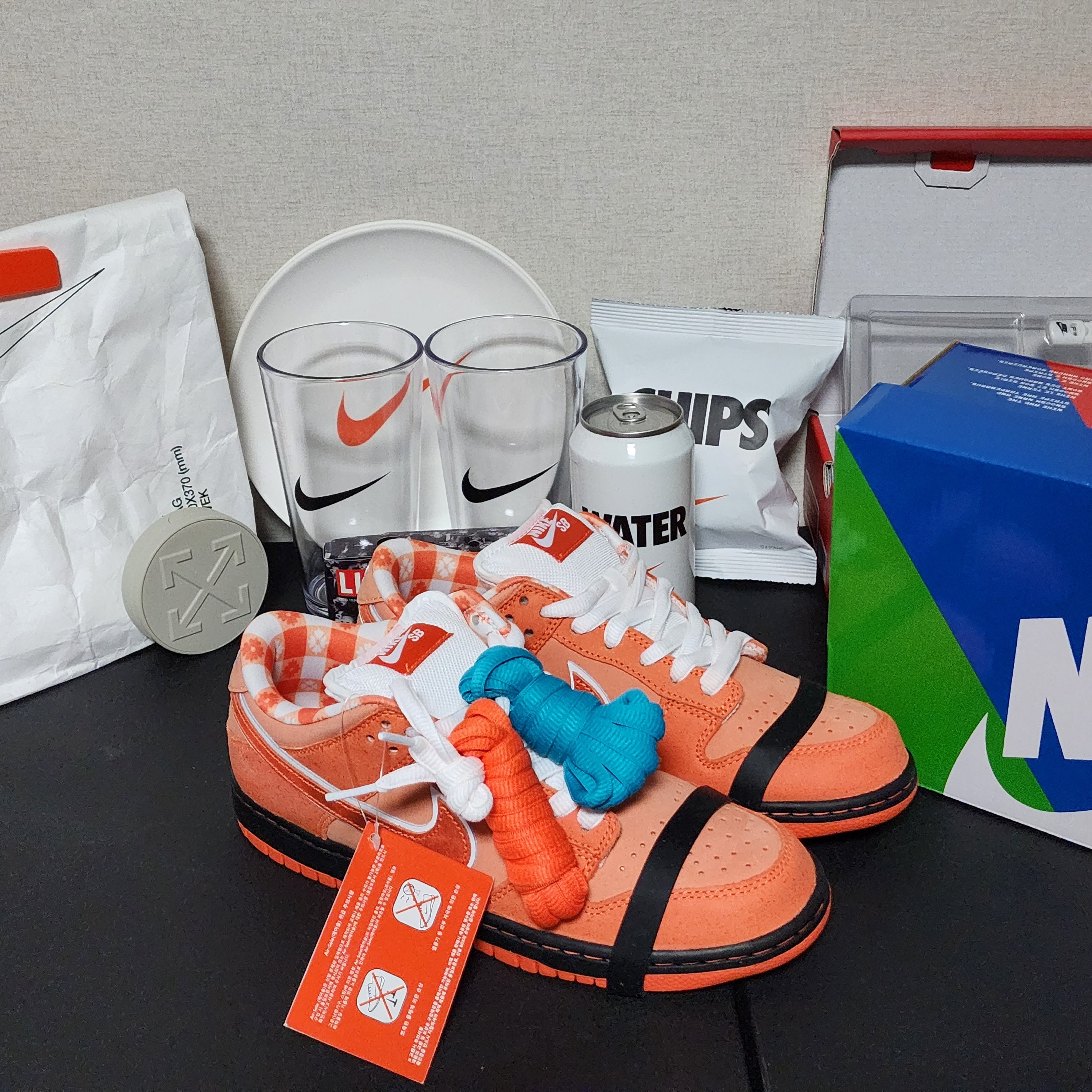 Nike x Concepts SB Dunk Low Orange Lobster (Regular Box) 착용 스타일