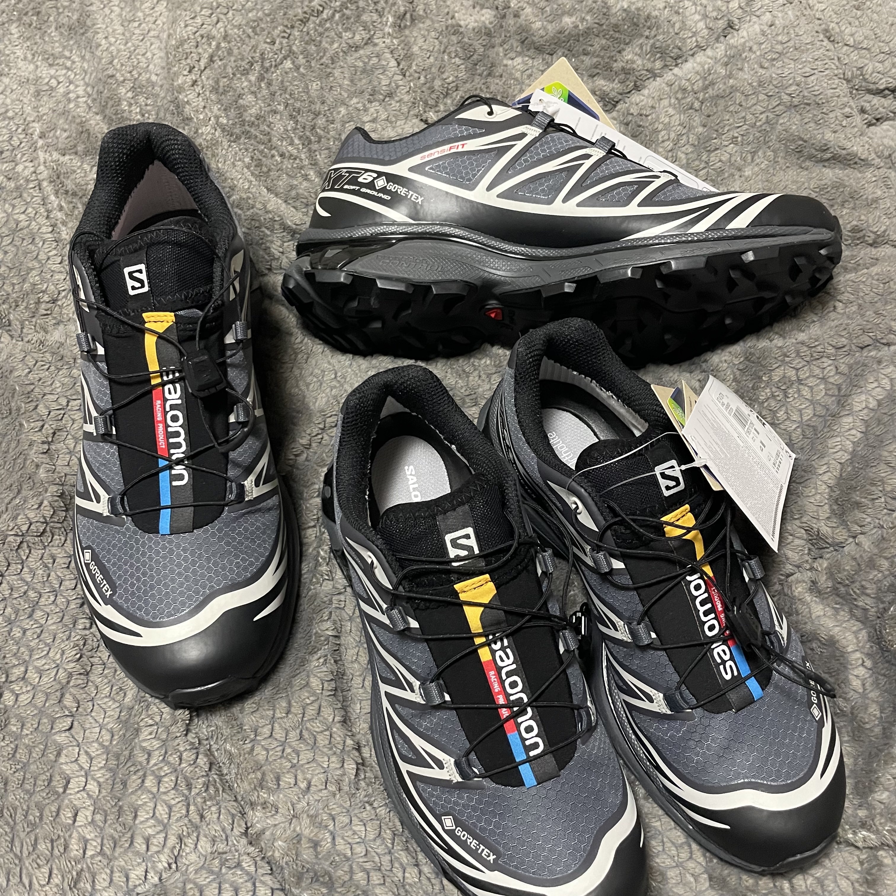 Salomon XT-6 Gore-Tex Black Ebony 착용 스타일