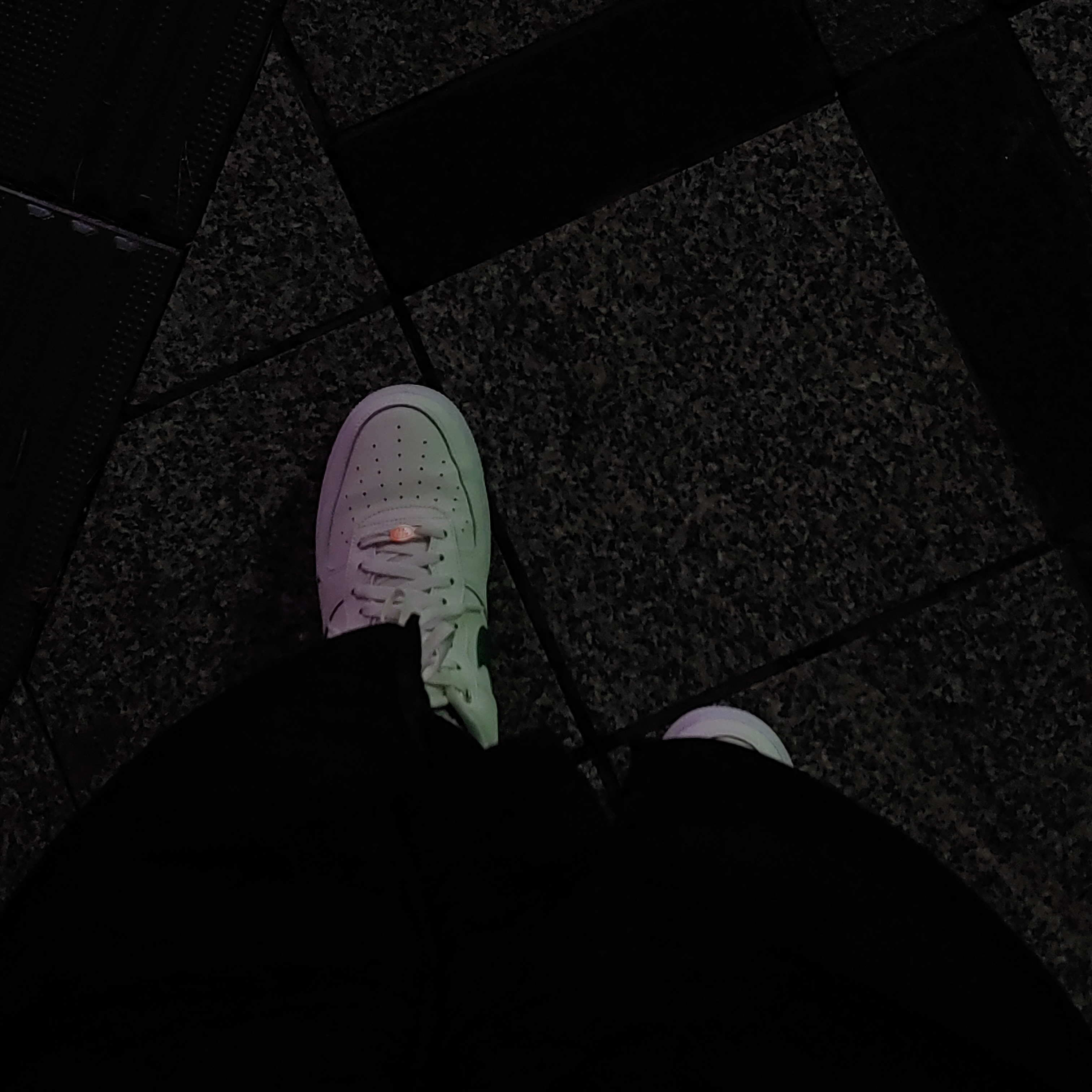 Nike Air Force 1 '07 LV8 40th Anniversary Join Forces Sail Malachite 착용 스타일