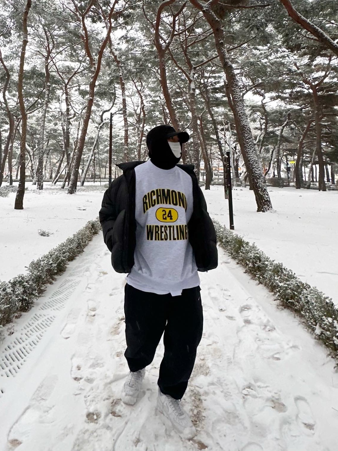 Nike NRG Solo Swoosh Fleece Pants Black White - Asia, Nike Air Force 1 '07 Low White 착용 스타일