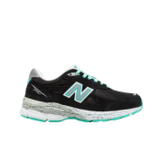 (W) New Balance 990v3 Made in USA Black Green - D Wide