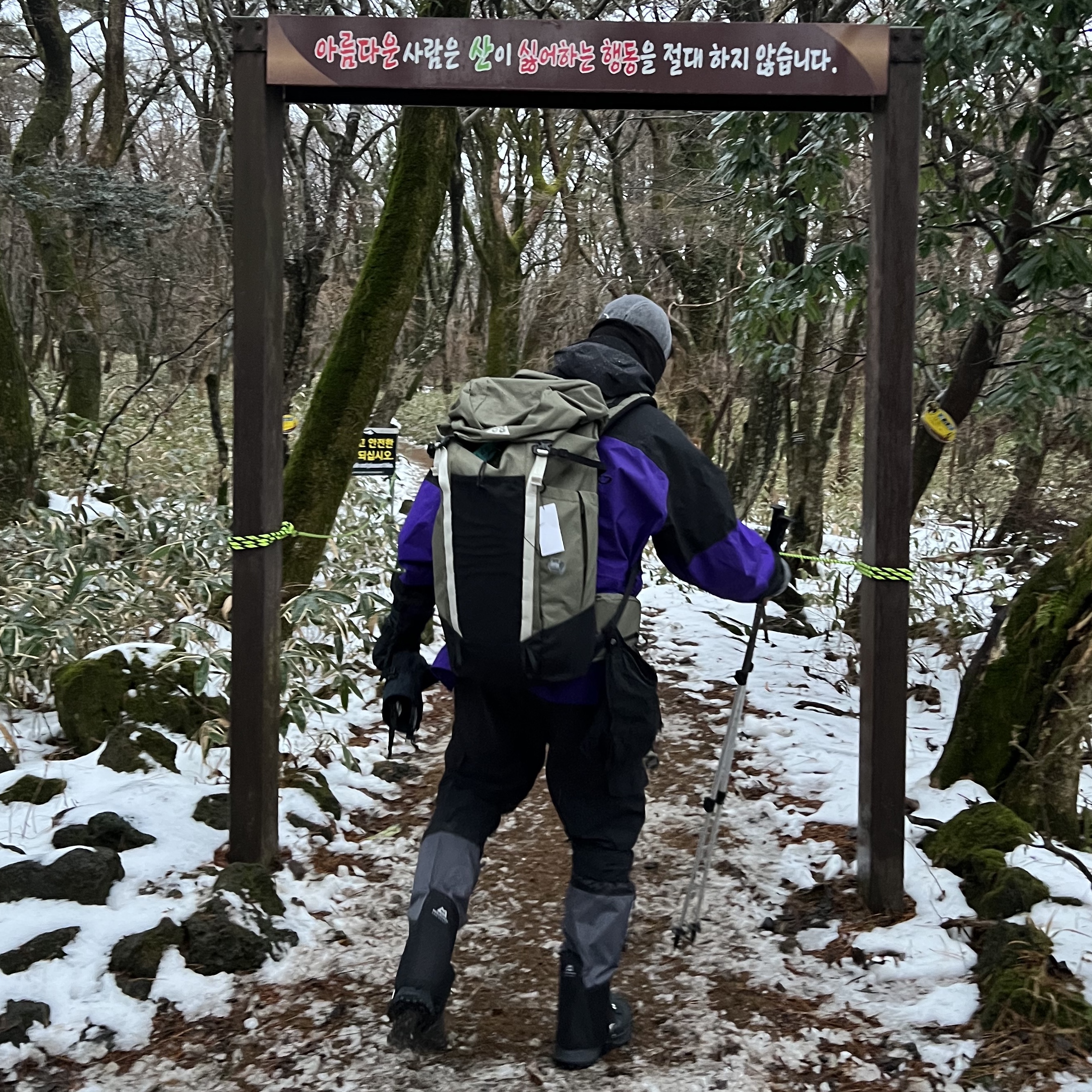 Nike ACG 36 Backpack Medium Olive, Nike ACG Gore-Tex Jacket Black Court Purple - US/EU 착용 스타일 - 2