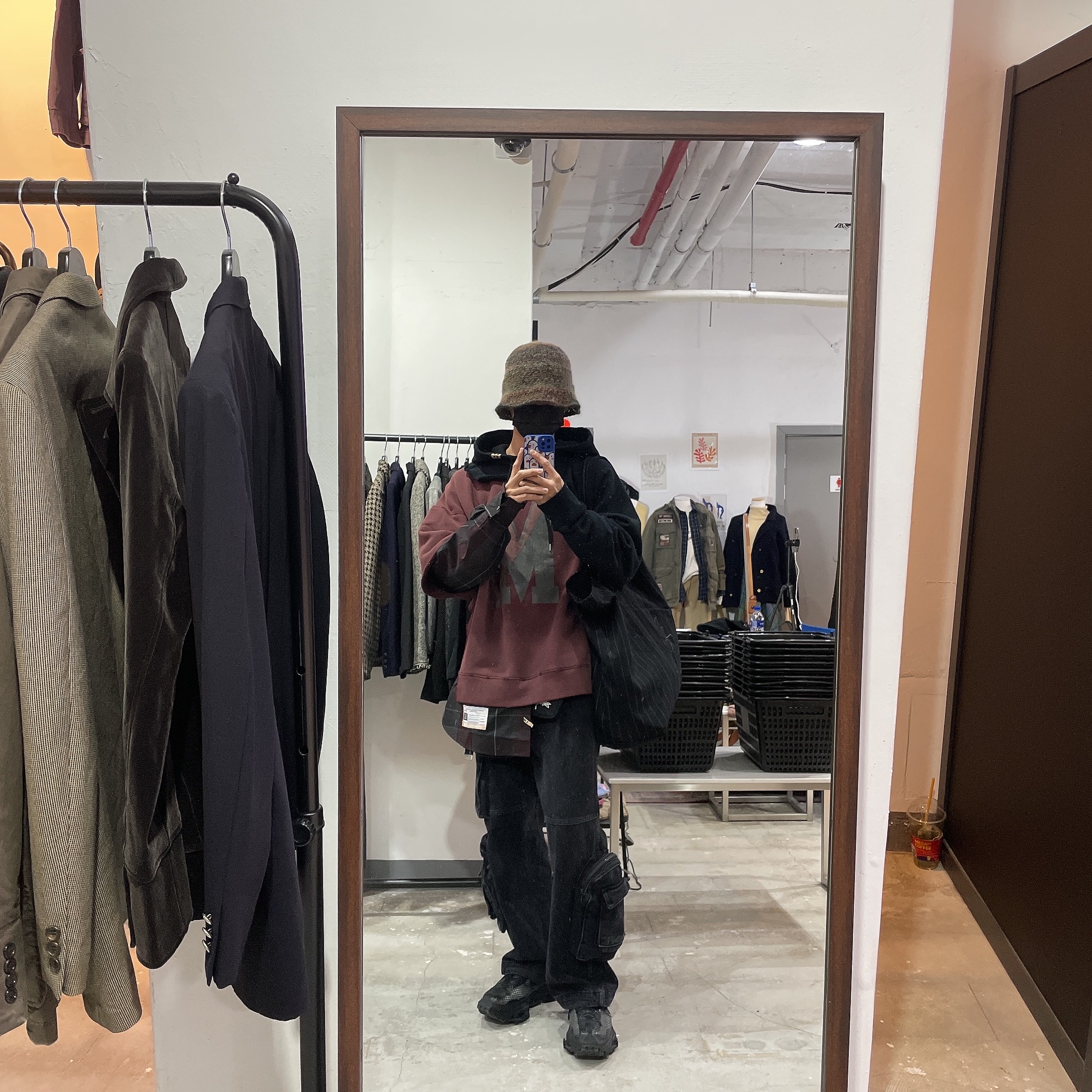 Nike x Matthew M Williams Zoom 004 Triple Black 착용 스타일