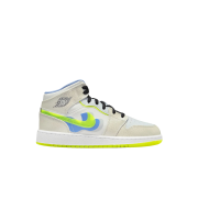 (GS) Jordan 1 Mid SE Platinum Tint Blue Tint