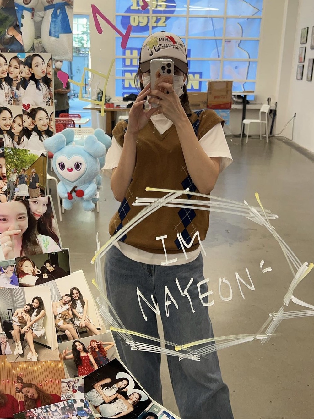 The Museum Visitor Hand Stitched Childern Mesh Cap Brown - 22SS, The Museum Visitor Hand Stitched Children Mesh Cap Brown 착용 스타일 - 1