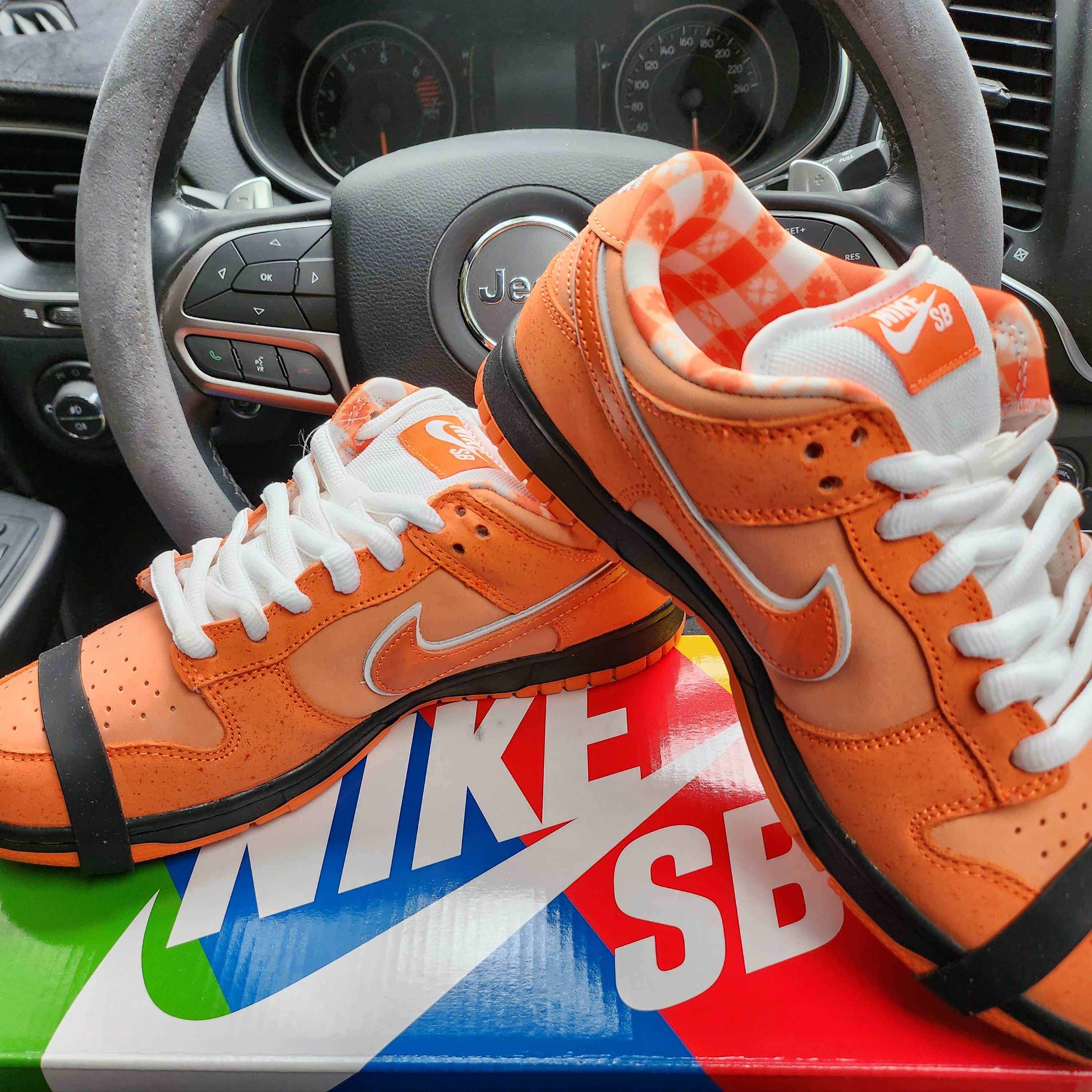Nike x Concepts SB Dunk Low Orange Lobster (Regular Box) 착용 스타일