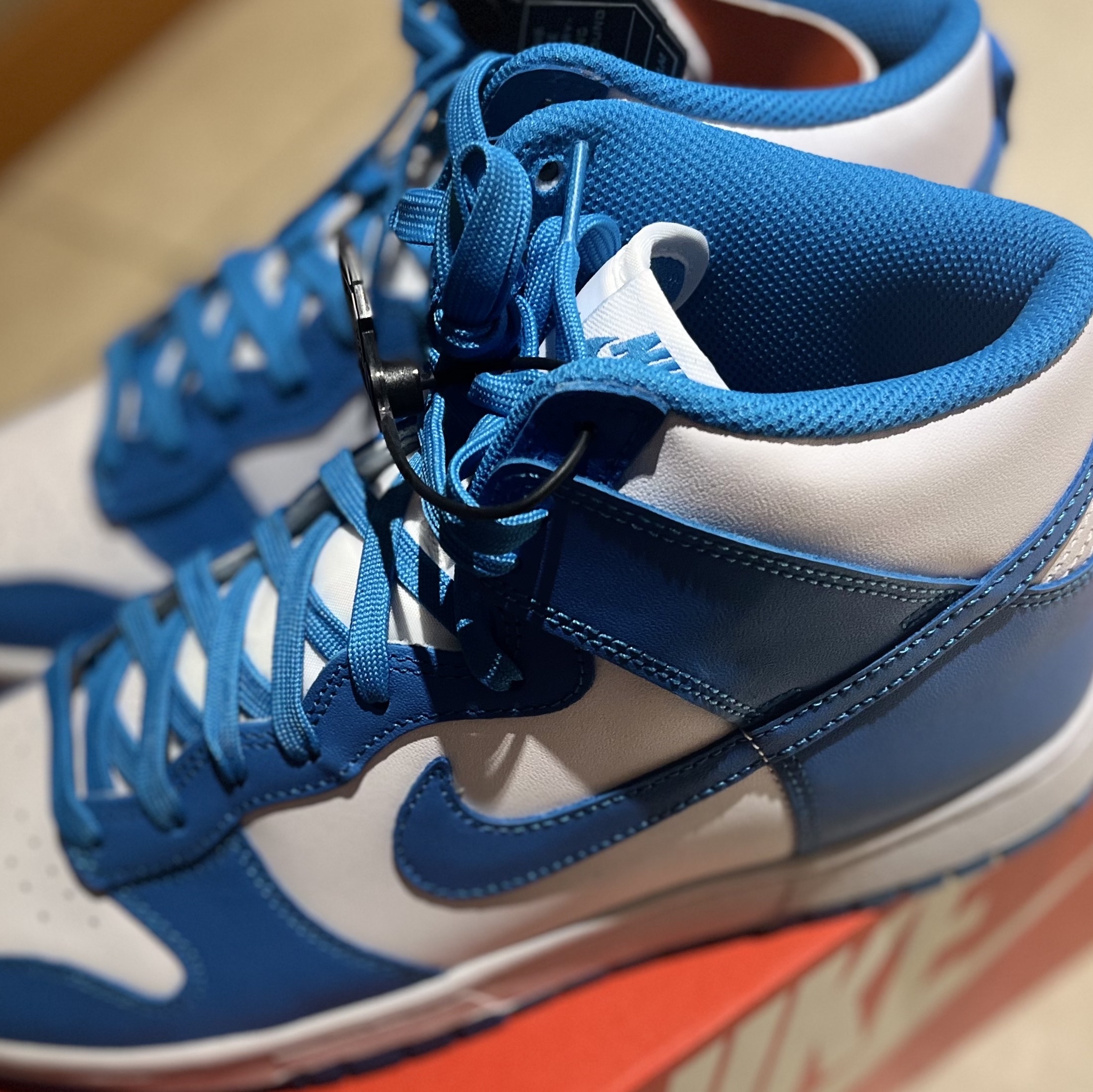 Nike Dunk High Retro Championship Blue 착용 스타일