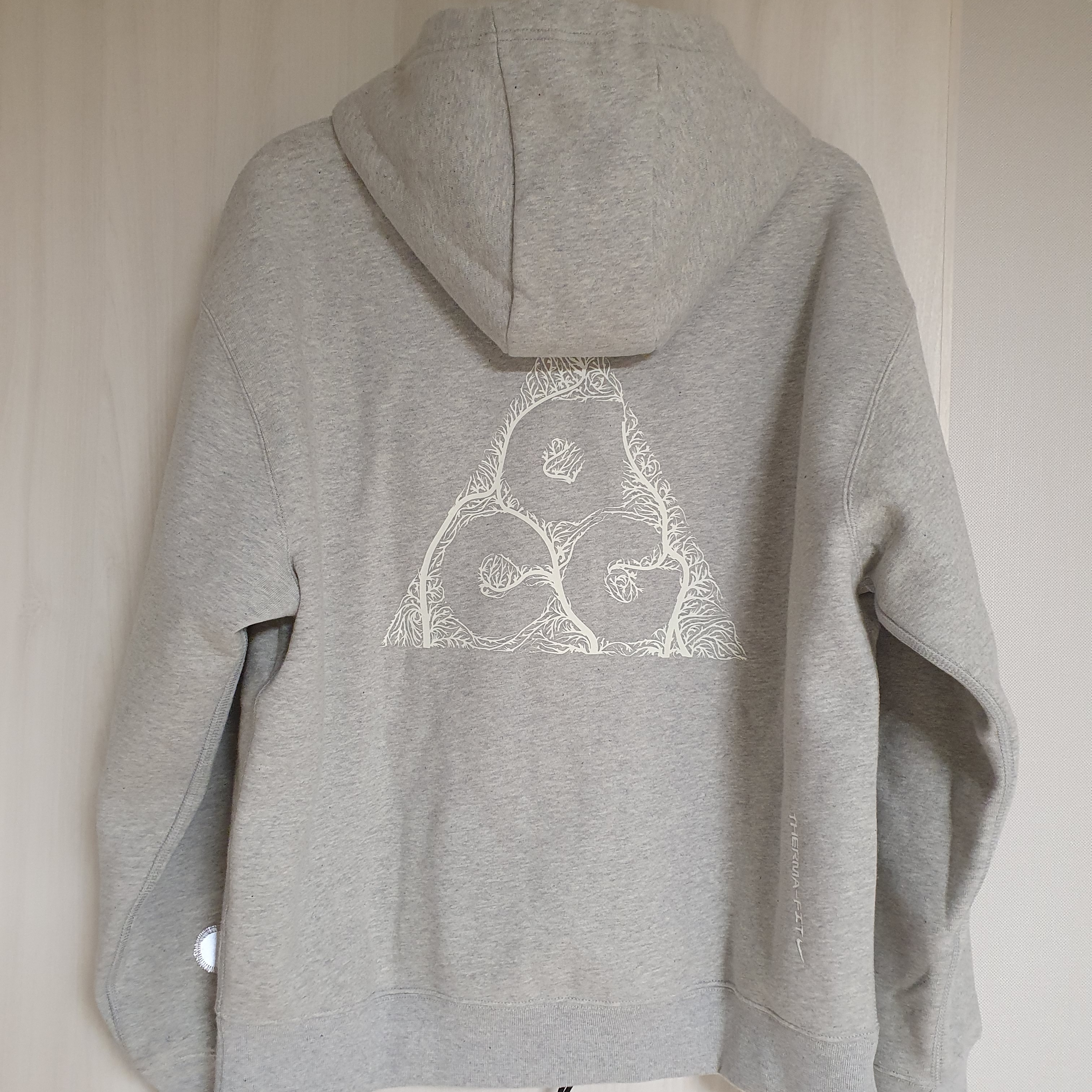 Nike ACG Therma-Fit Fleece Full Zip Hoodie Airora Grey Heather - US/EU 착용 스타일